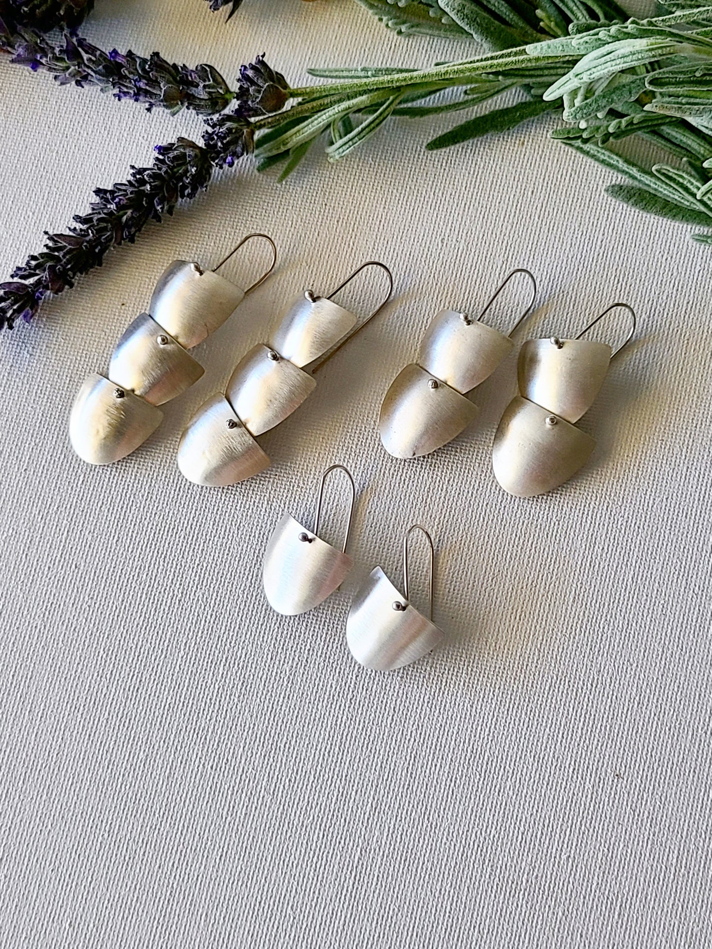 Flow Earrings- 1, 2, & 3 Tiers