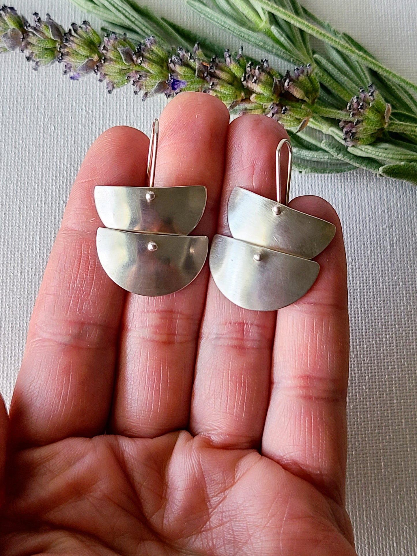Cascade Silver Earrings-2, 3, and 4 Tiers