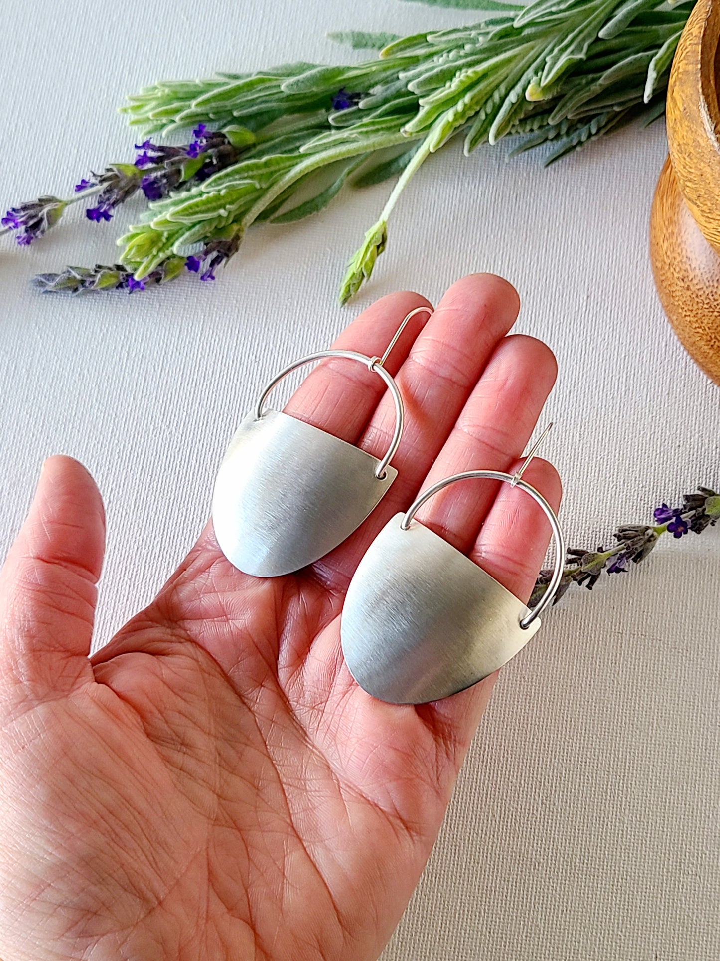Flow Hoop Earrings- Sm, Med & XL