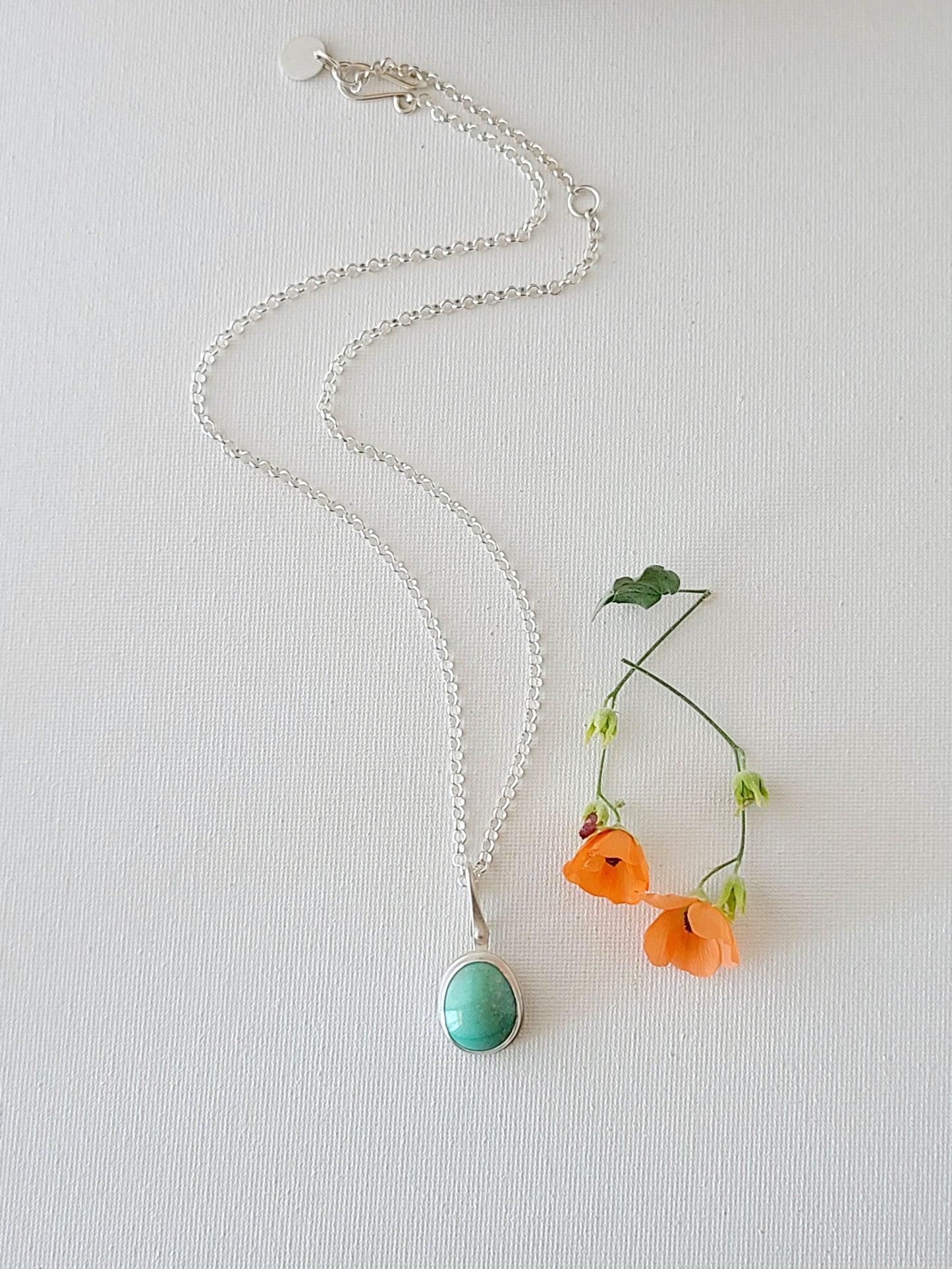 Variscite Drop Necklace