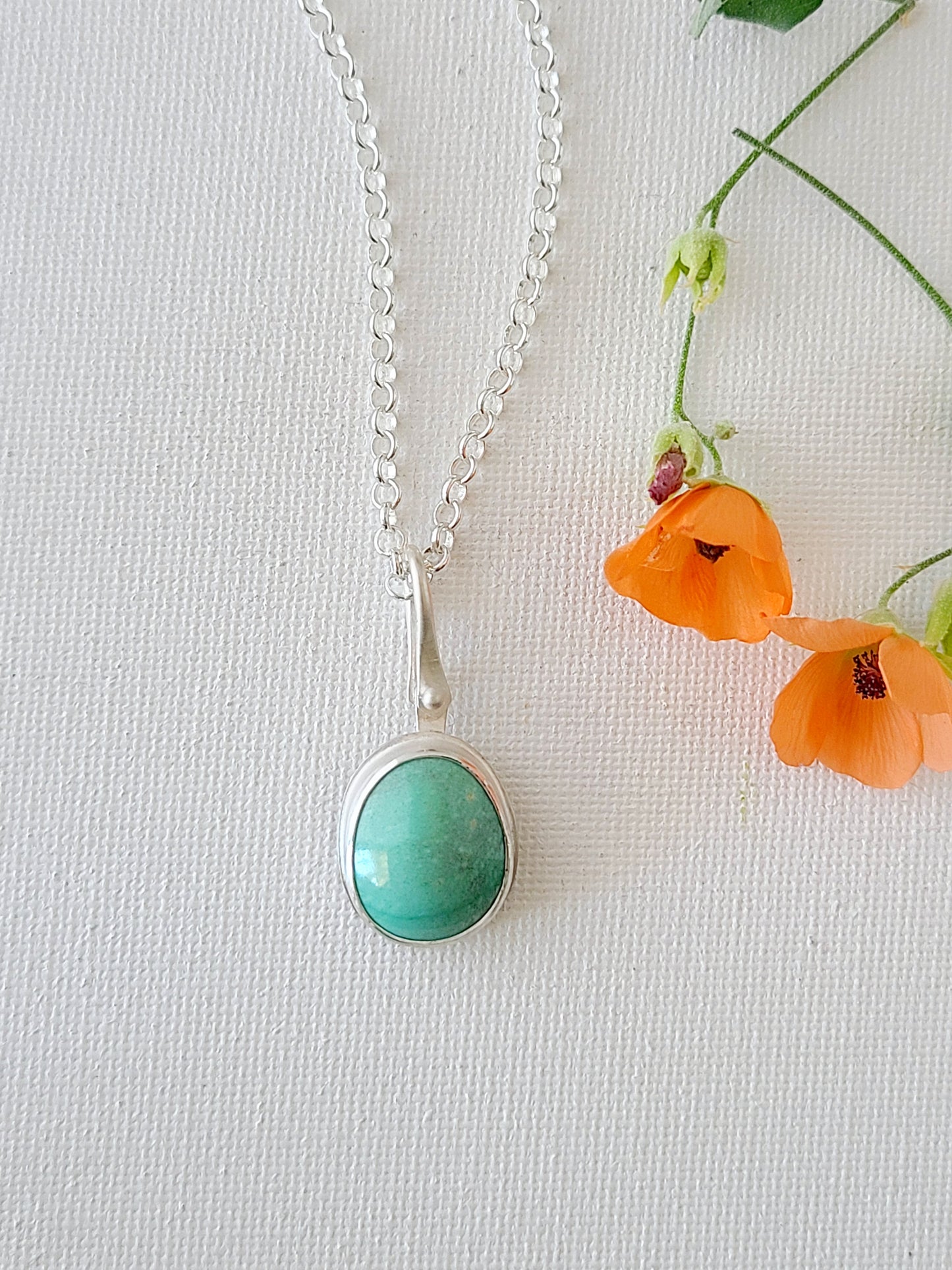 Variscite Drop Necklace