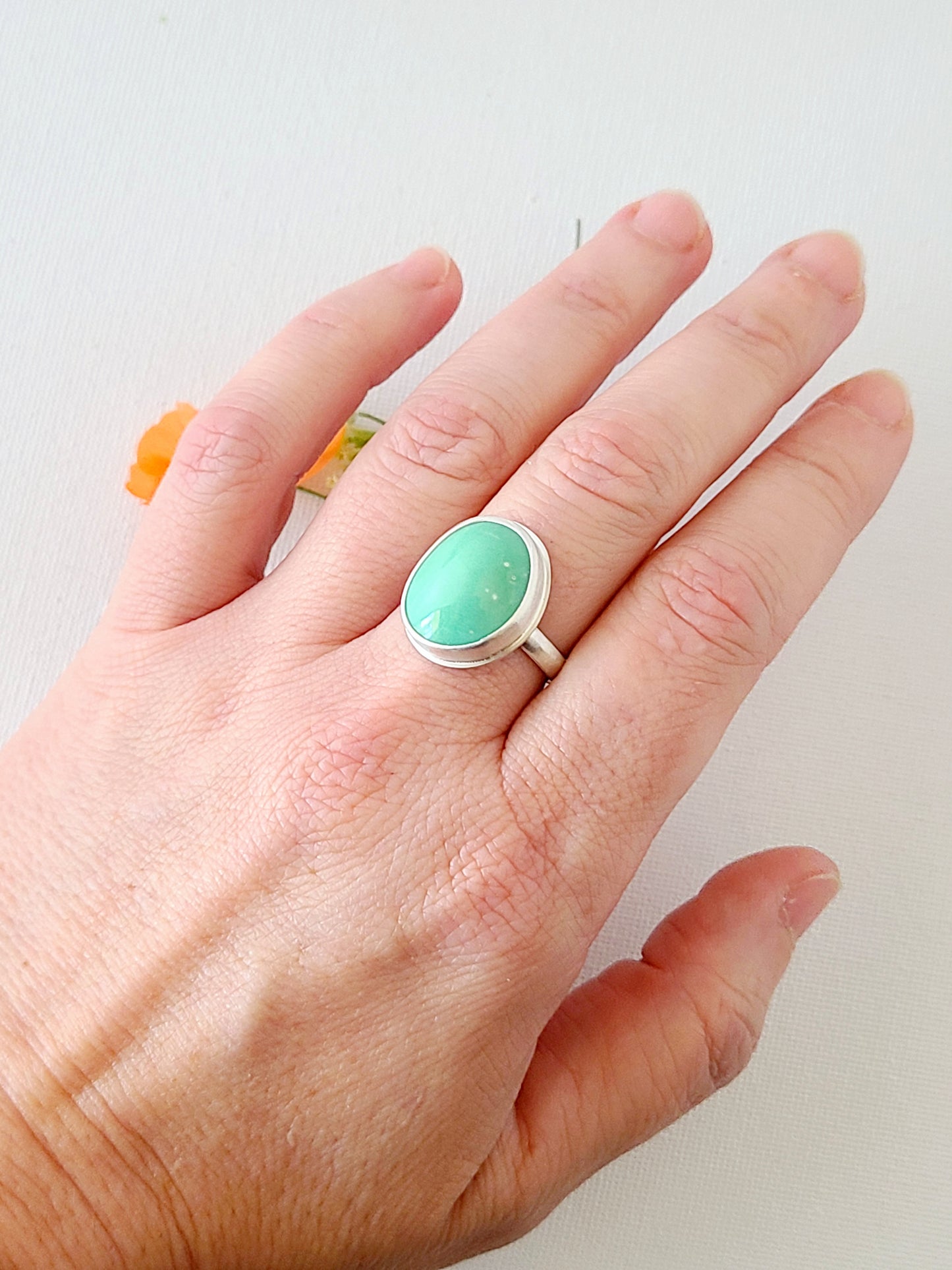 Variscite ring size 8.5 US