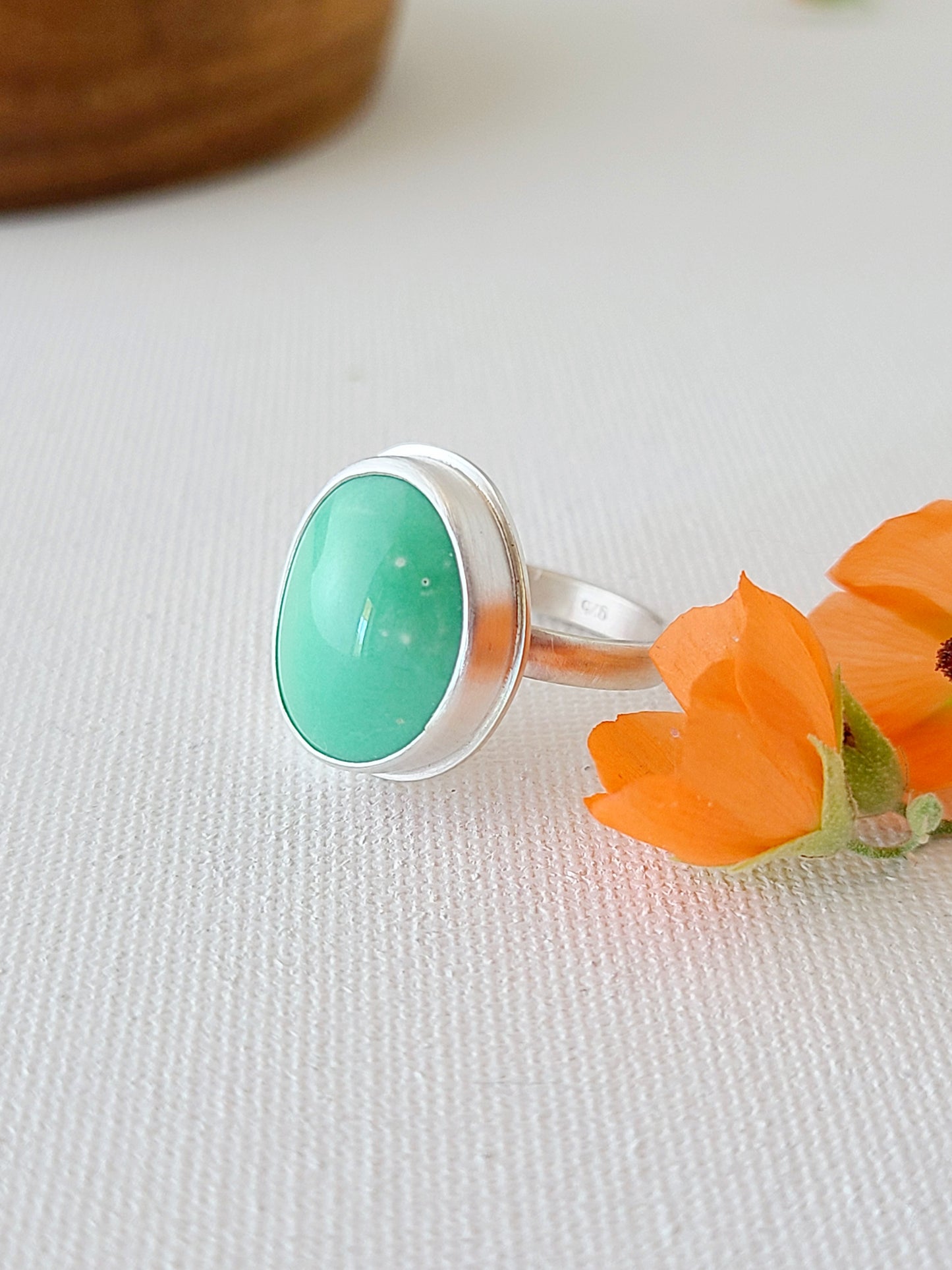 Variscite ring size 8.5 US