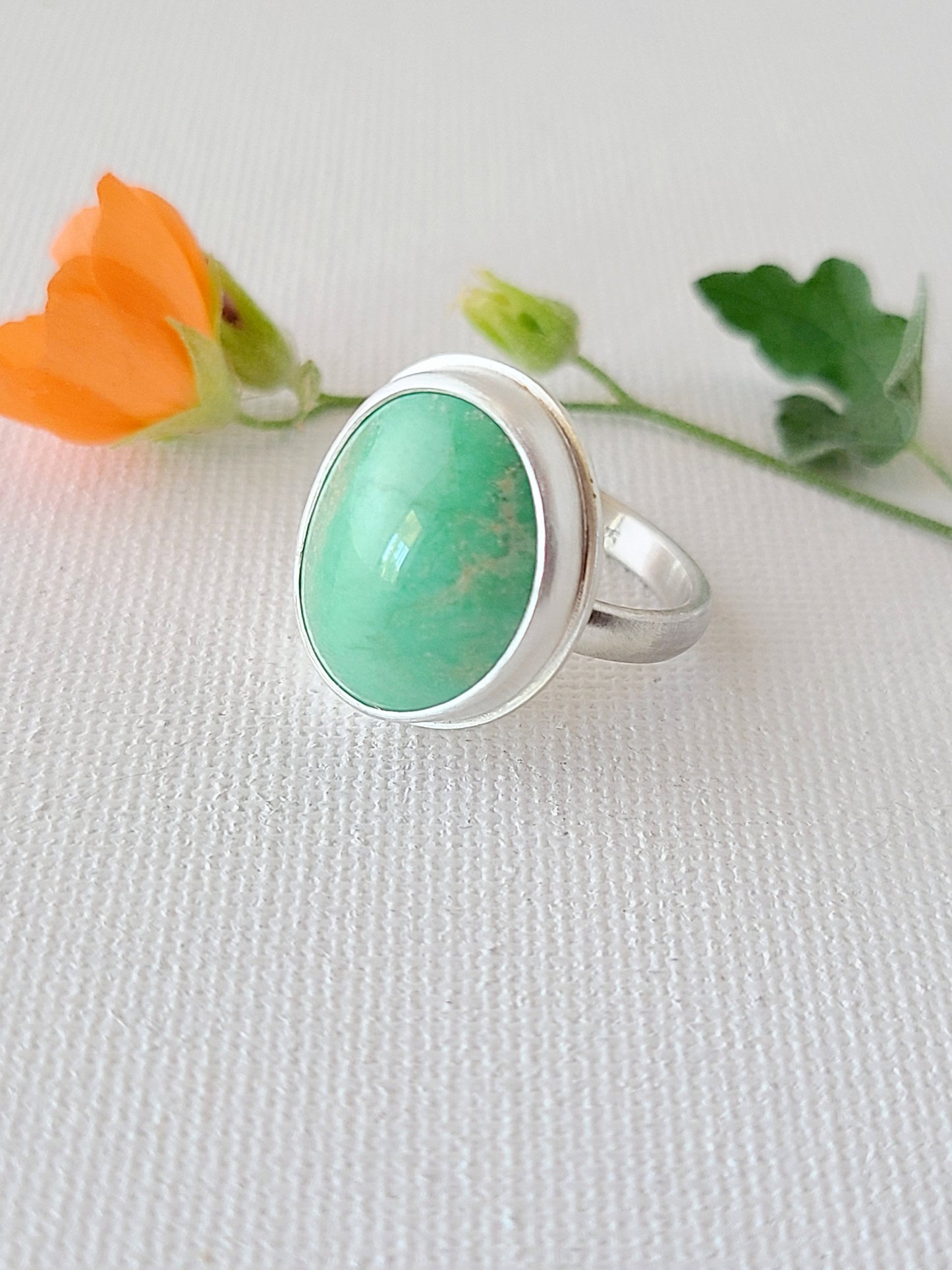 Variscite ring size 5.5 US