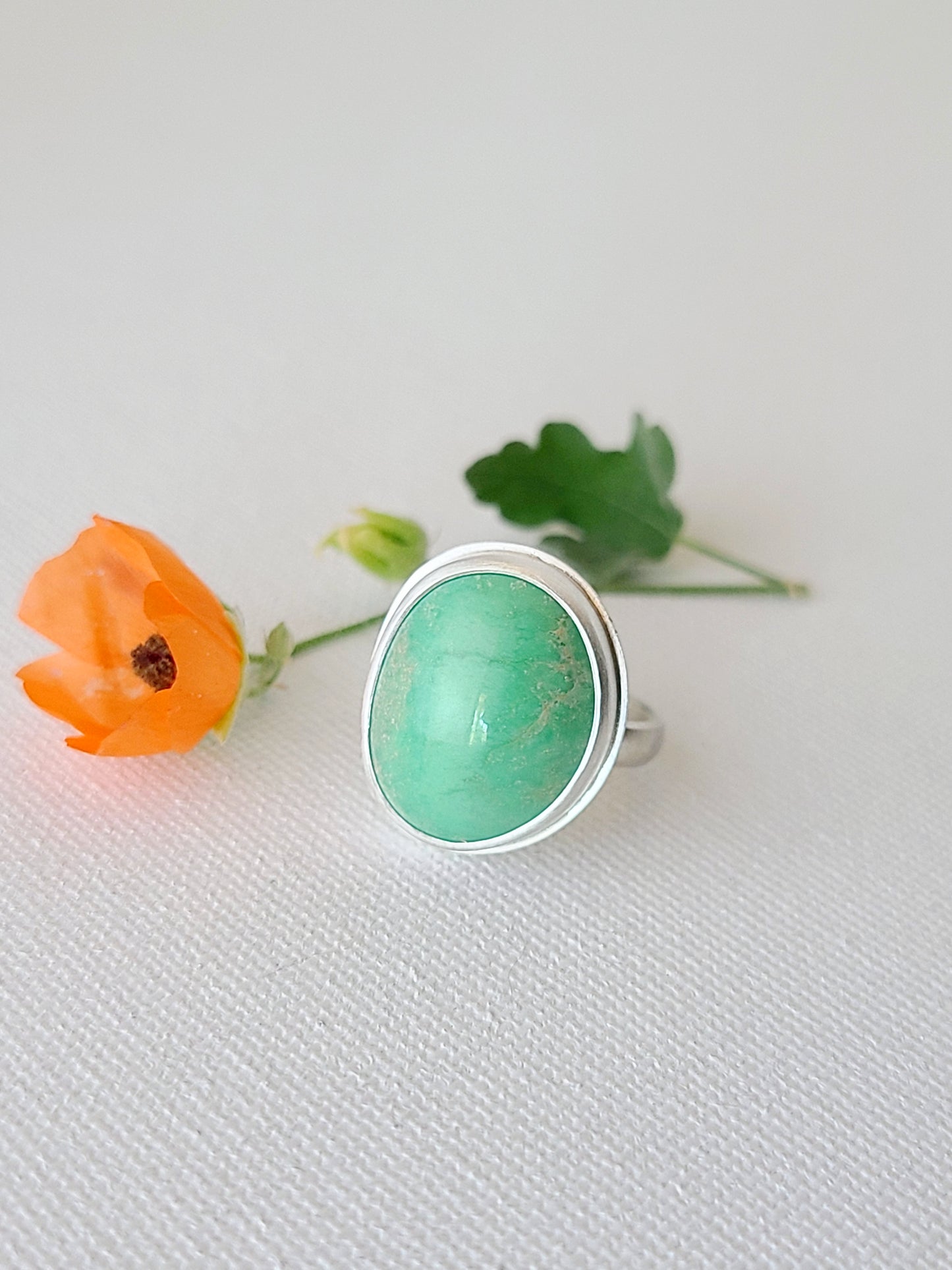 Variscite ring size 5.5 US