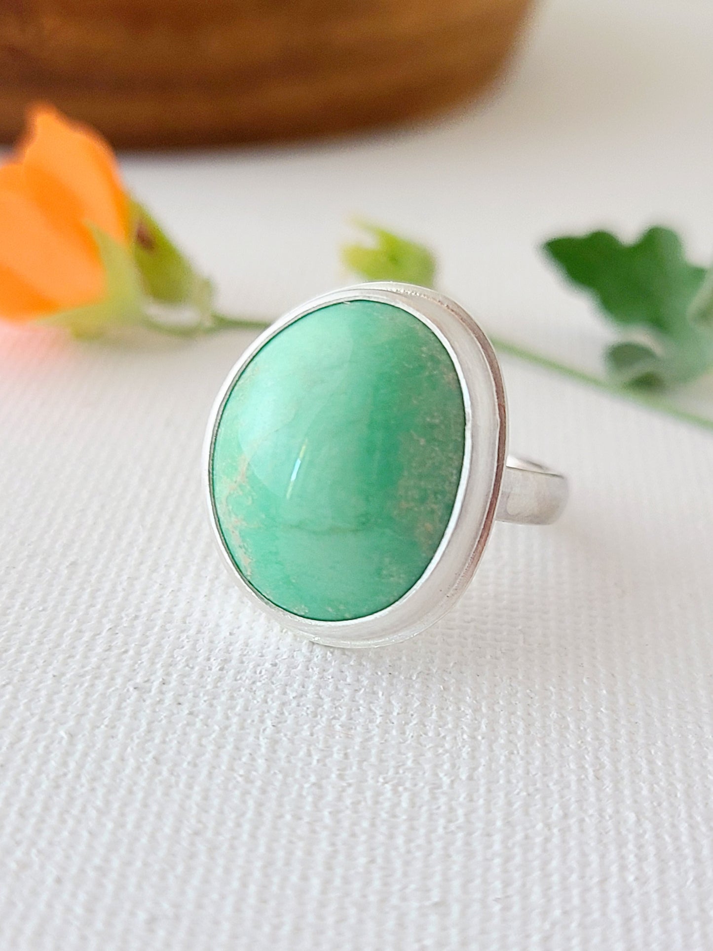 Variscite ring size 5.5 US