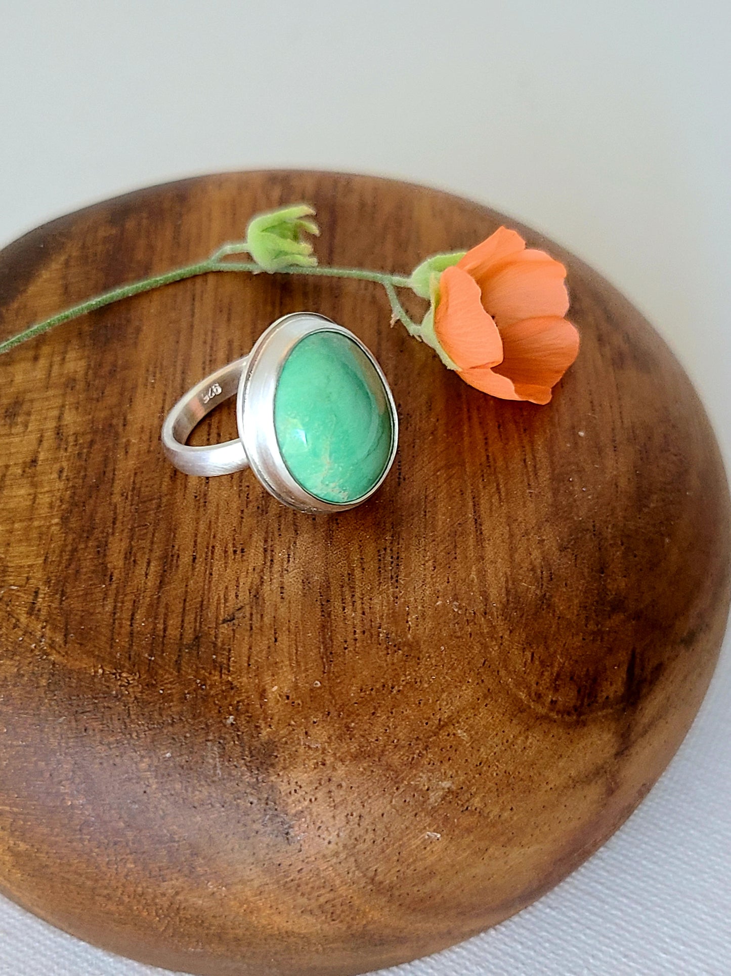 Variscite ring size 5.5 US