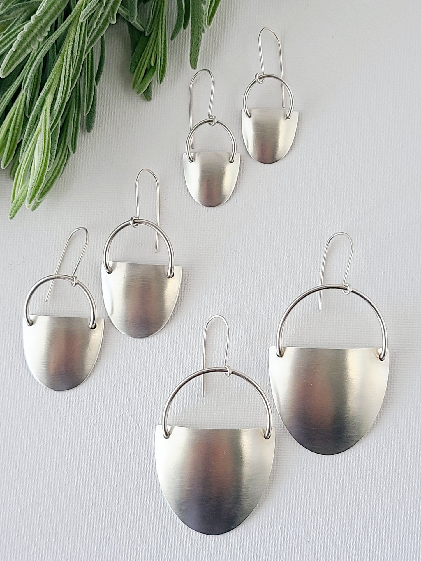 Flow Hoop Earrings- Sm, Med & XL