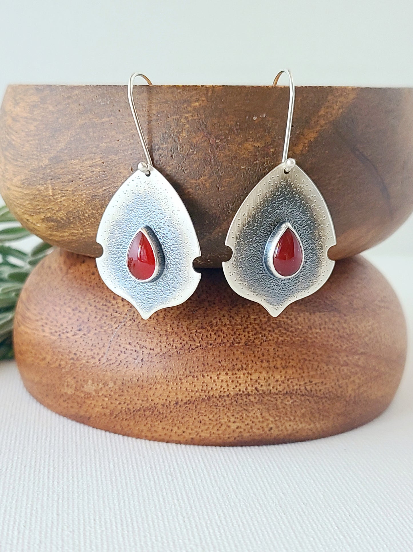 Setosa Earrings-Carnelian