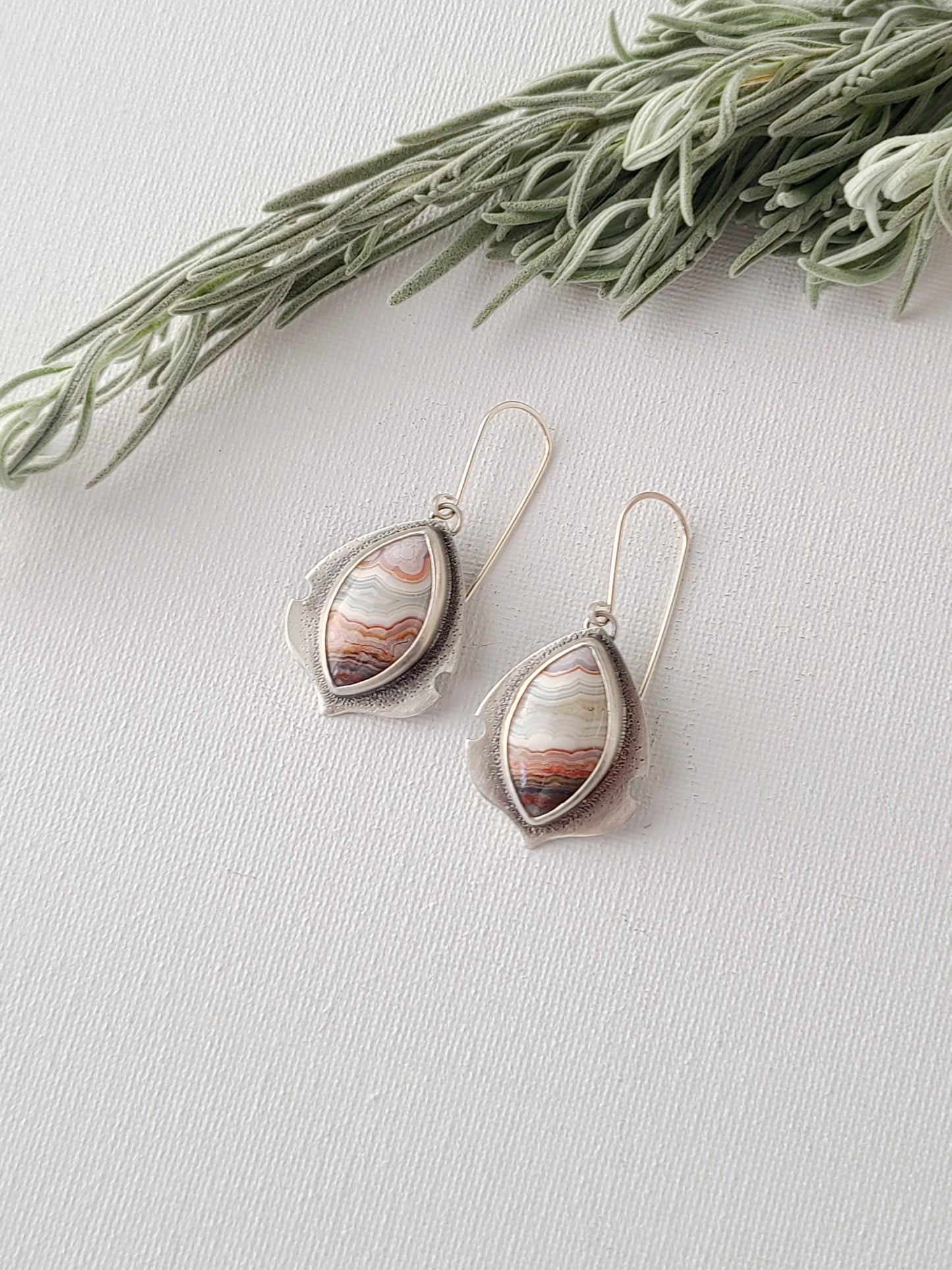 Setosa Earrings-Laguna Lace Agate