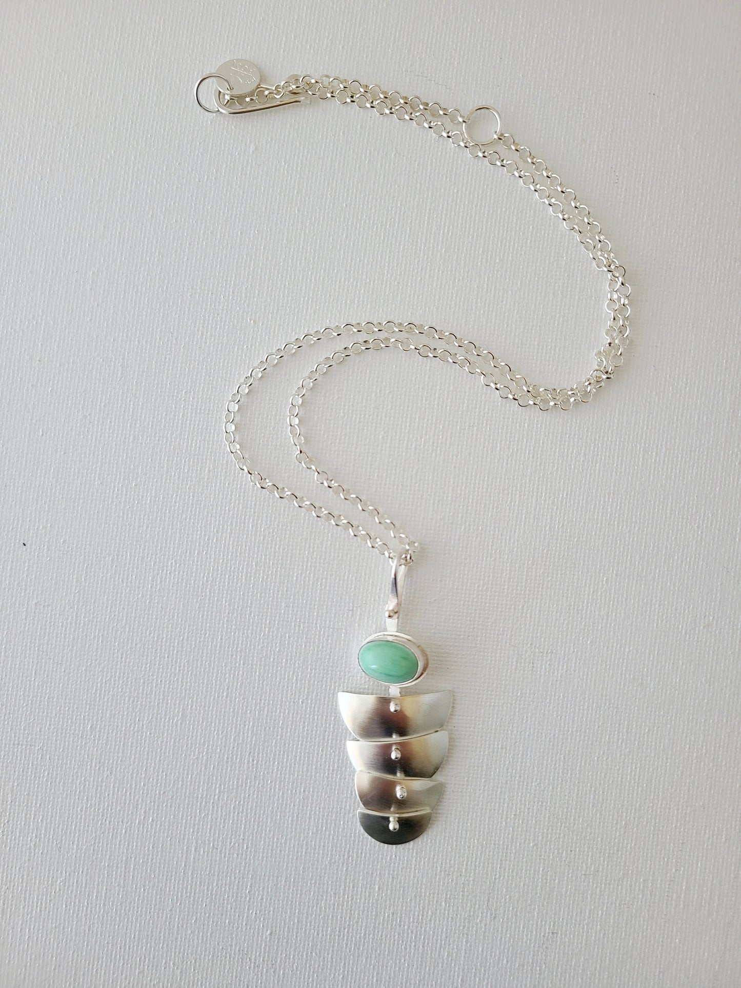 Rill Necklace with Variscite