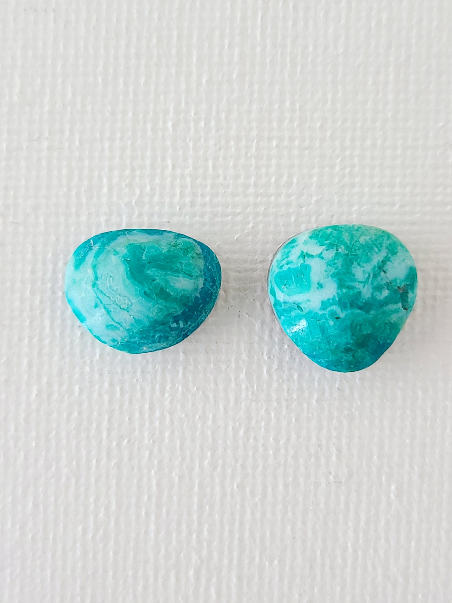 Rill Earrings with Chrysocolla