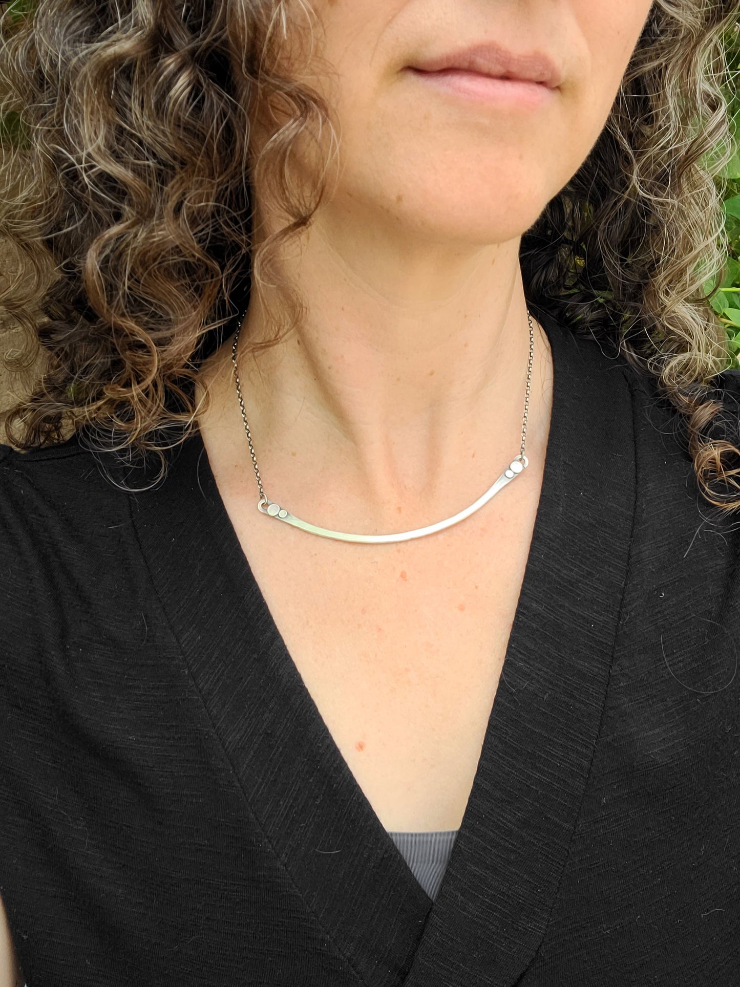 Skipping Stones Necklace Bar-Large