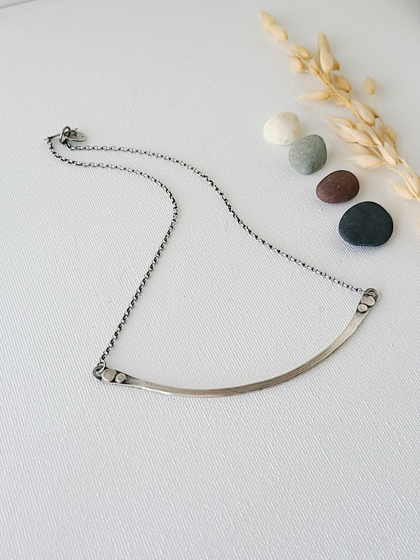 Skipping Stones Necklace Bar-Large