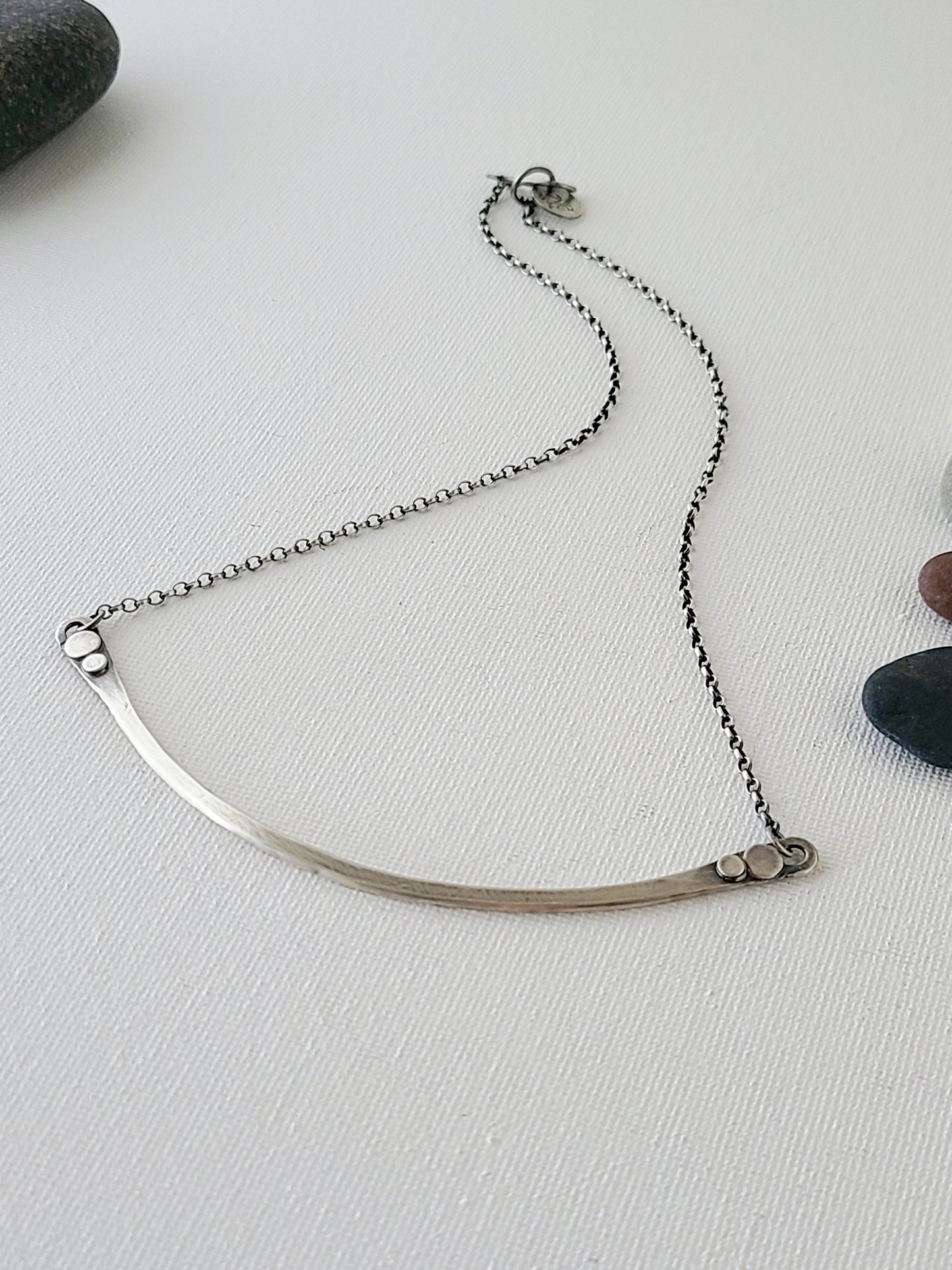 Skipping Stones Necklace Bar-Large
