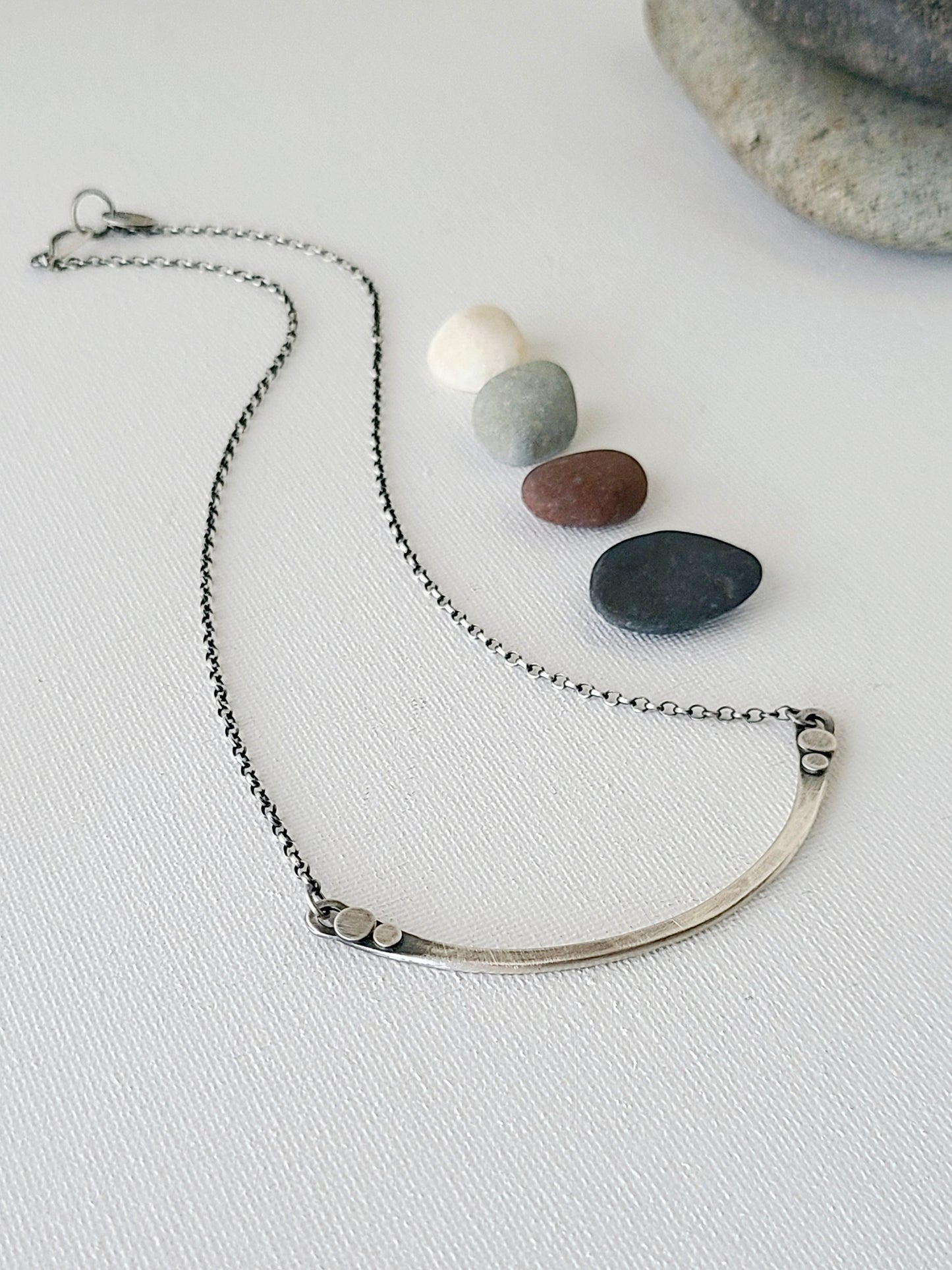 Skipping Stones Necklace Bar-small