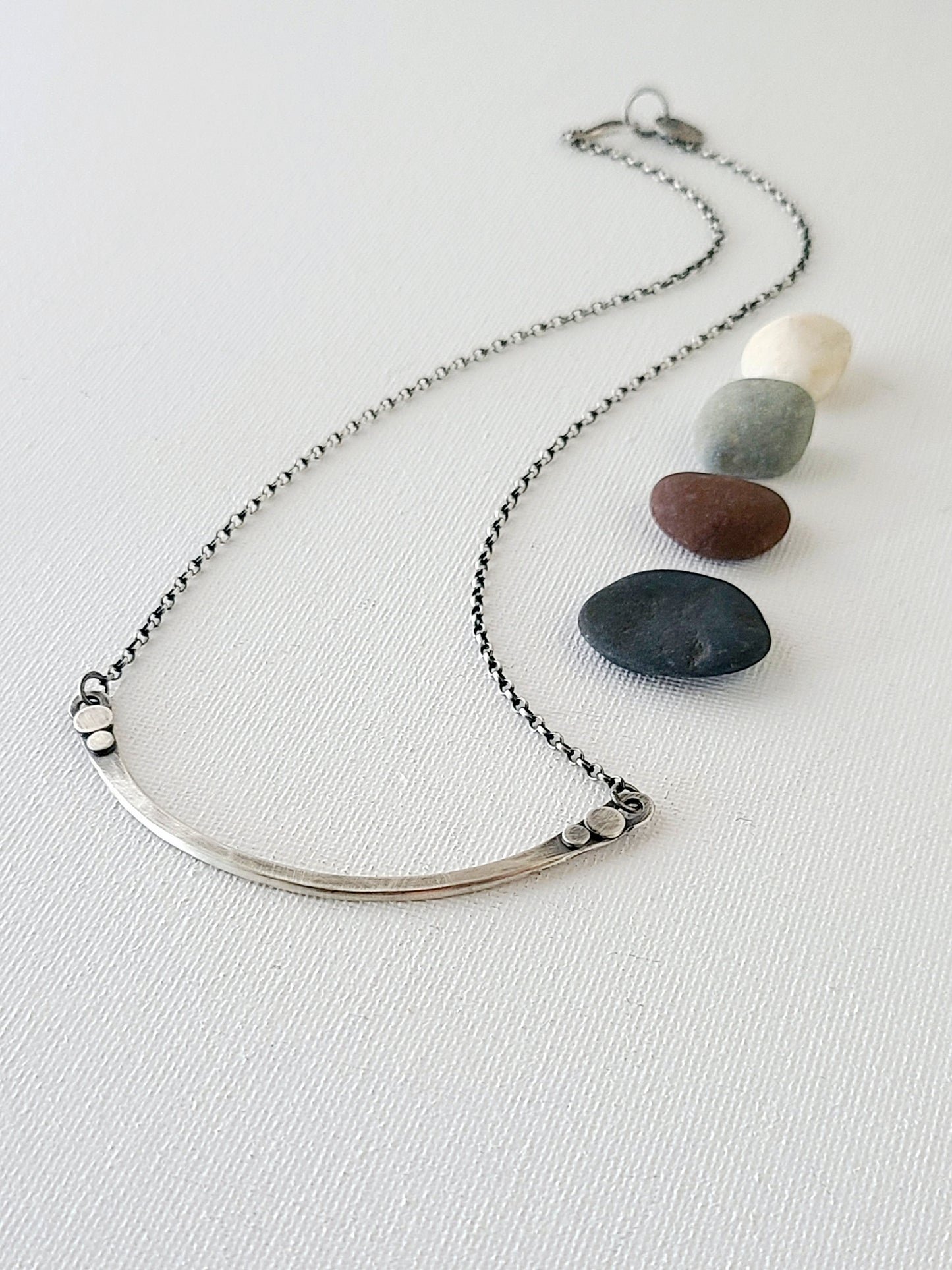 Skipping Stones Necklace Bar-small
