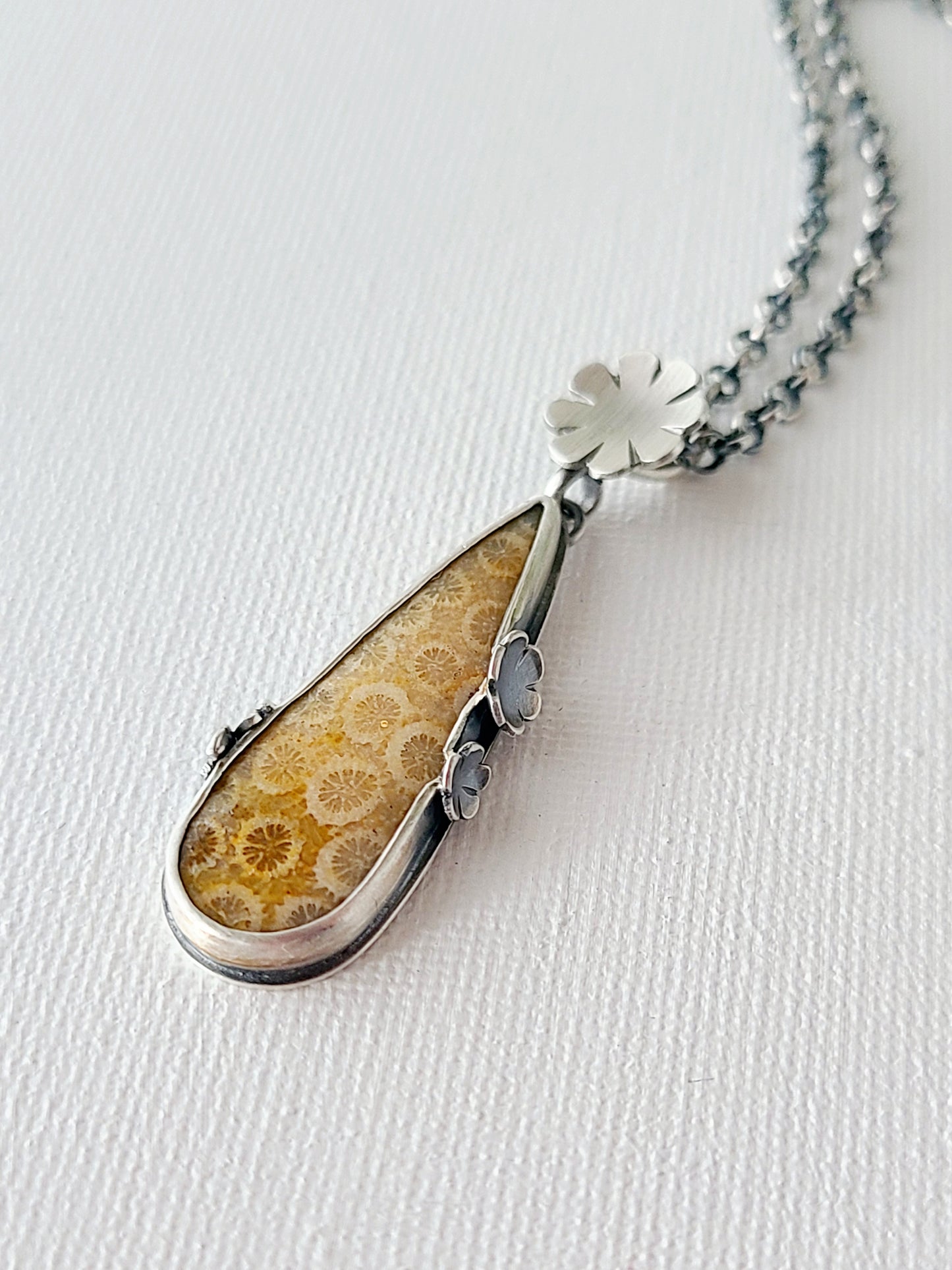 Flourish and Flower necklace #1