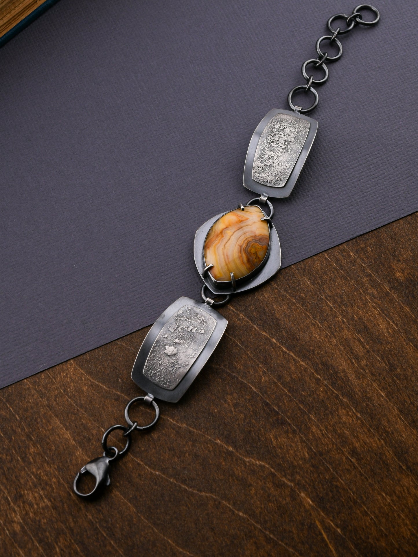 Desert Sands Bracelet: Australian Crazy Lace Agate