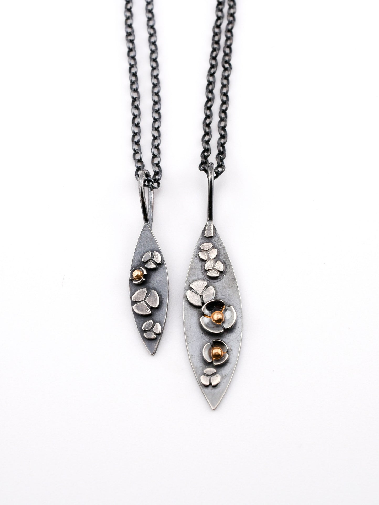 Garland necklace SS/14k