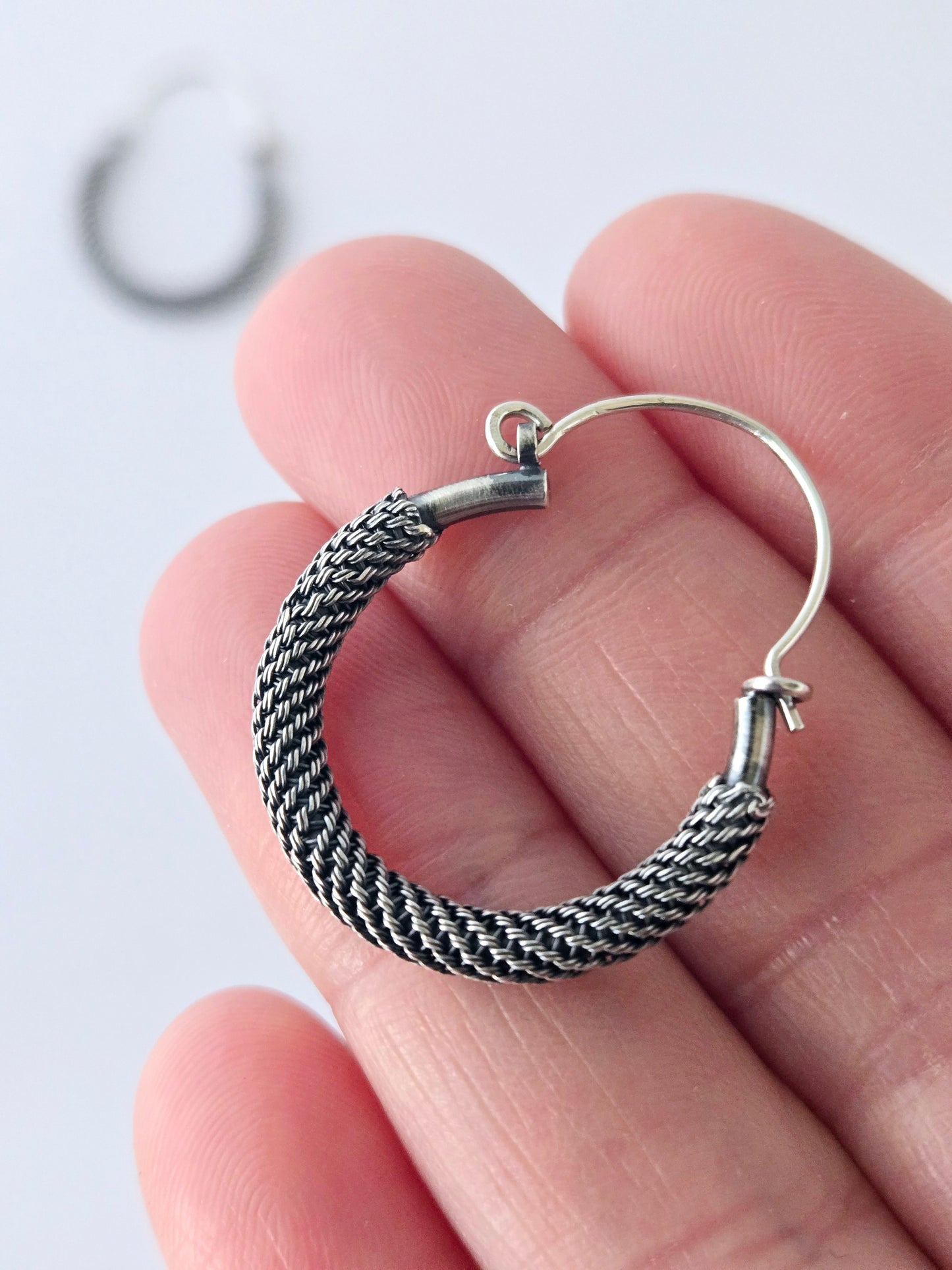 Spiral Hoop Earrings