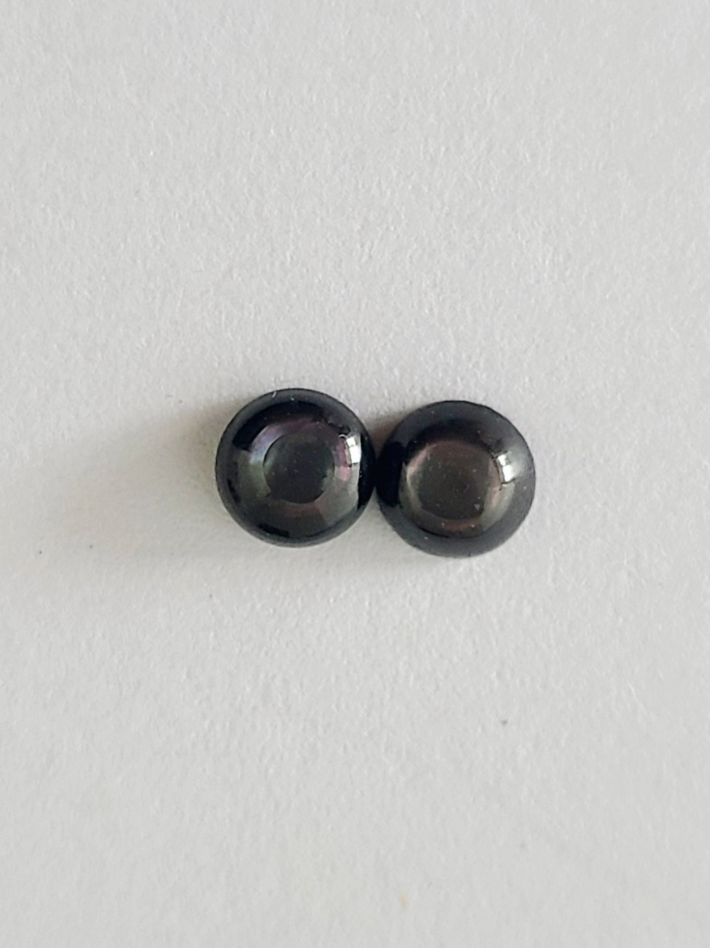 Cupped Gems Stud Earrings Choose Your Stone- 5mm gemstones