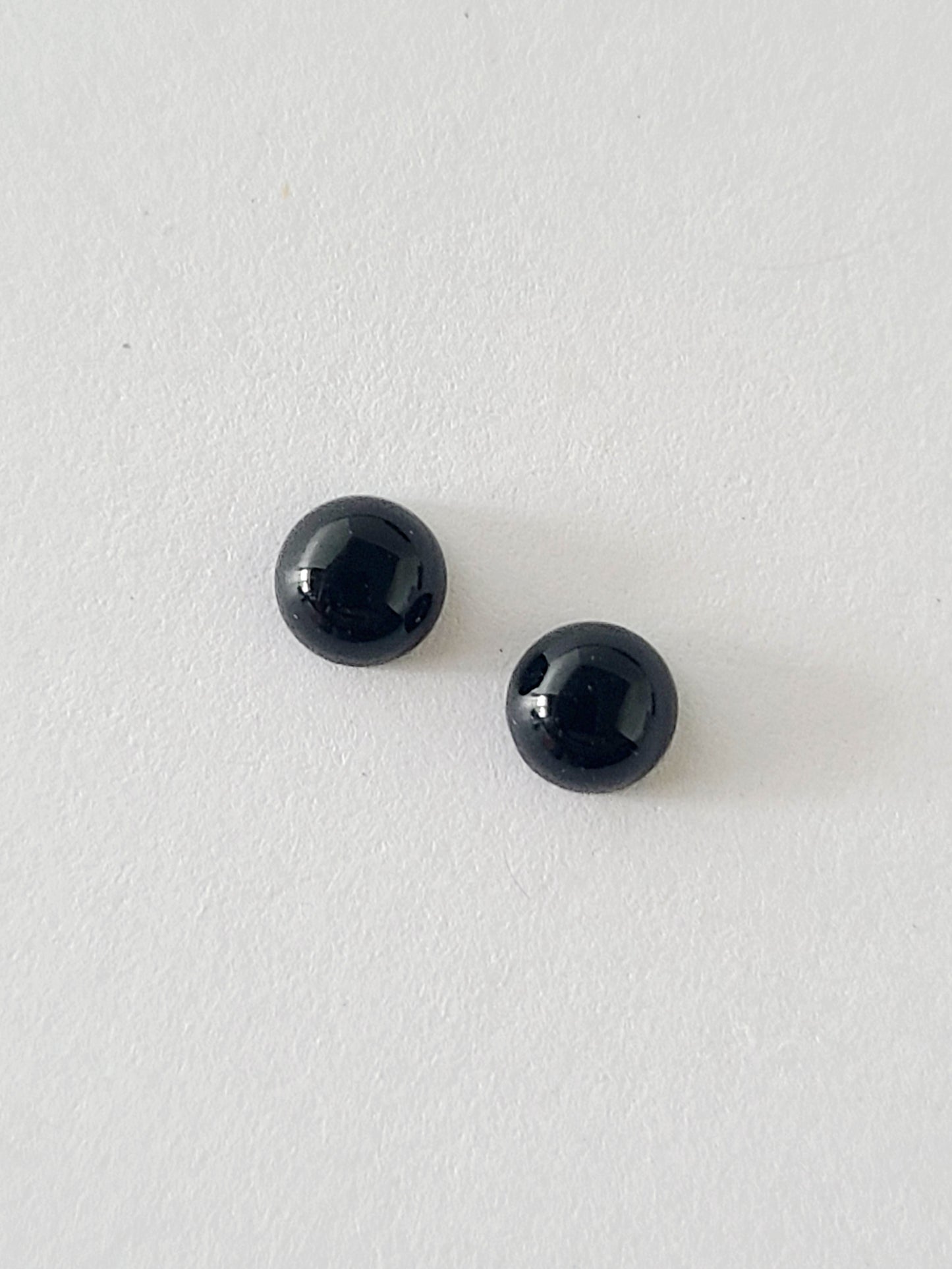 Cupped Gems Stud Earrings Choose Your Stone- 5mm gemstones