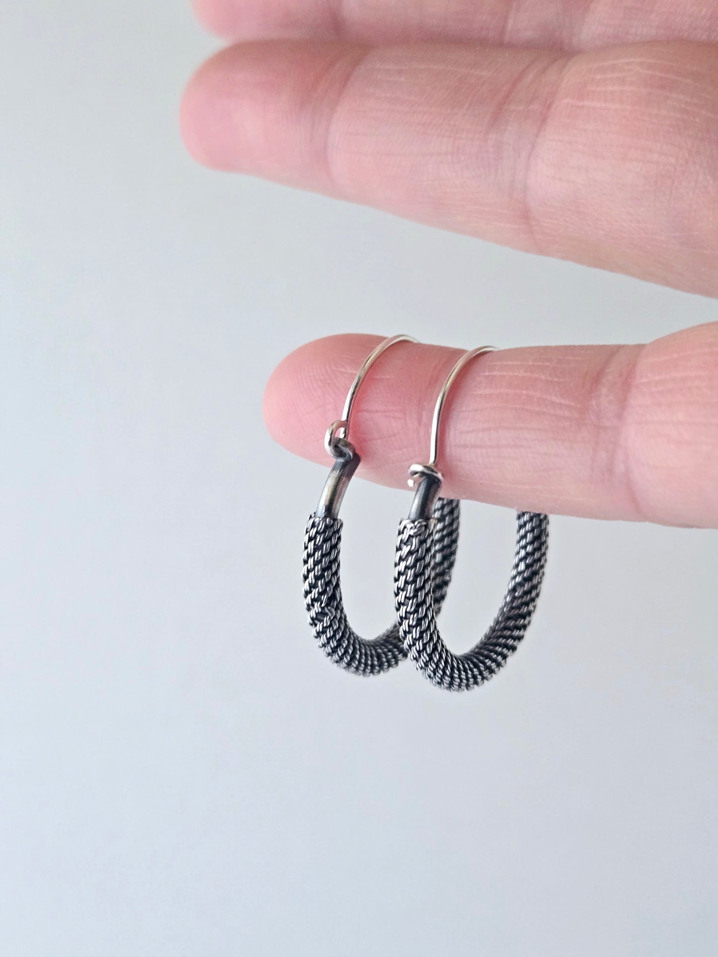 Spiral Hoop Earrings