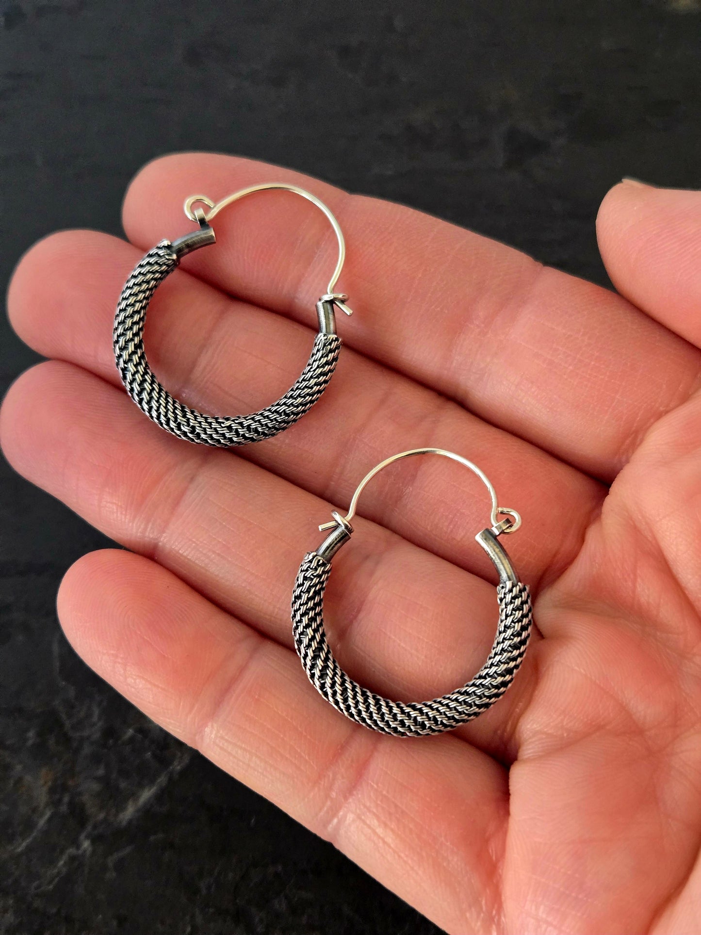 Spiral Hoop Earrings
