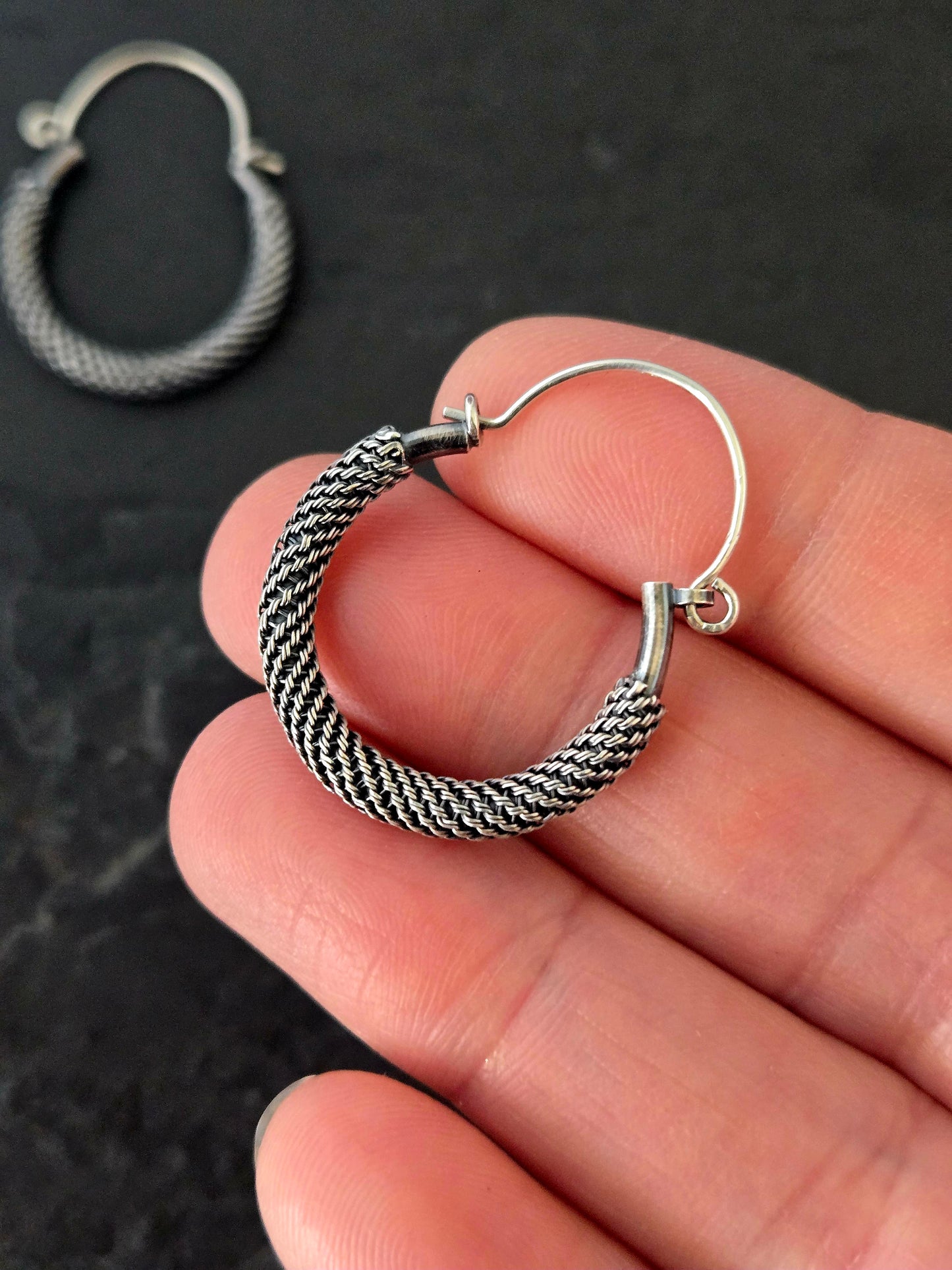 Spiral Hoop Earrings