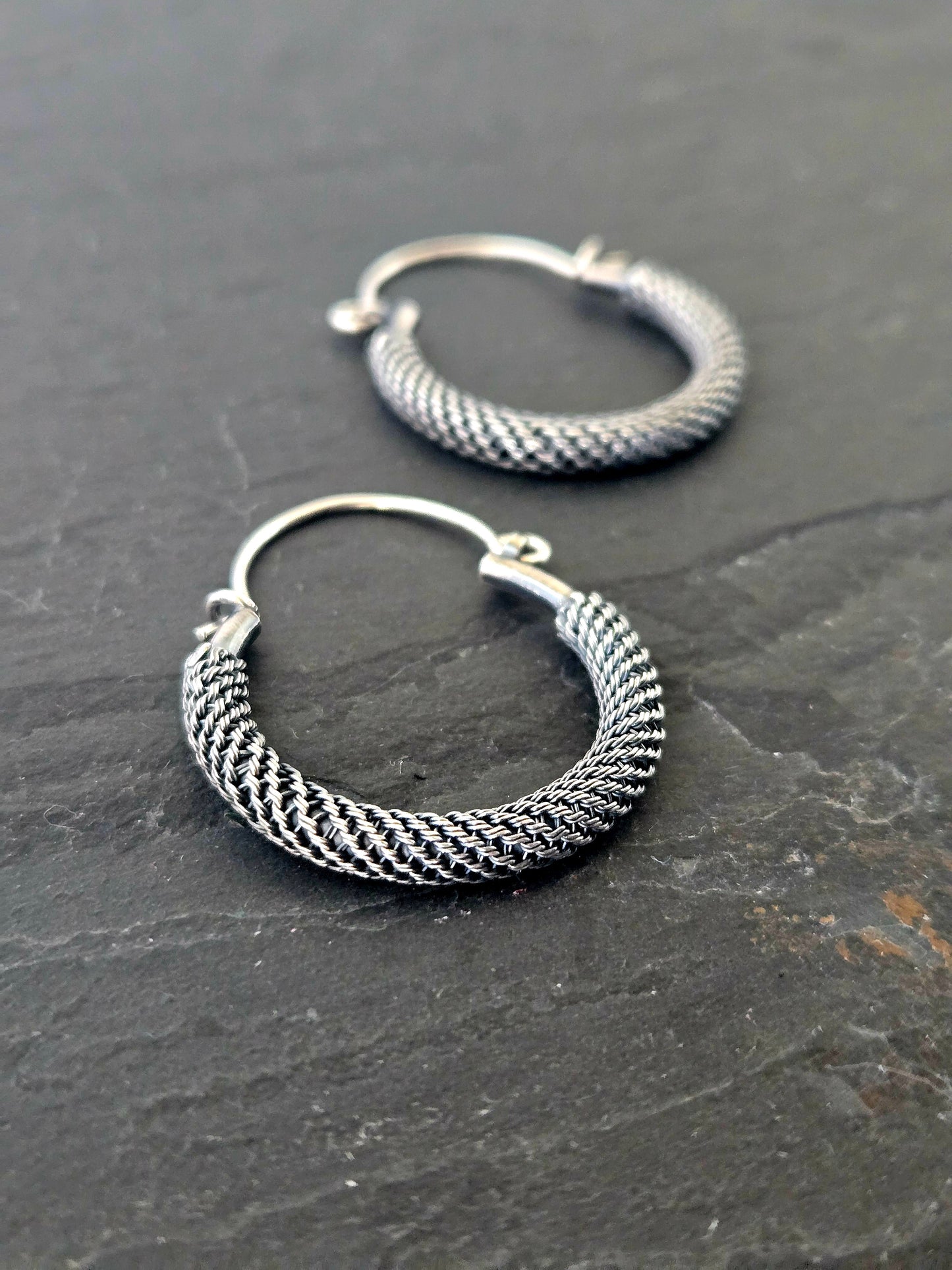 Spiral Hoop Earrings