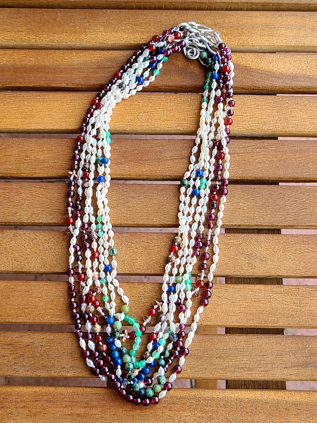 Pearls and gemstones: A Collection of Beaded necklaces