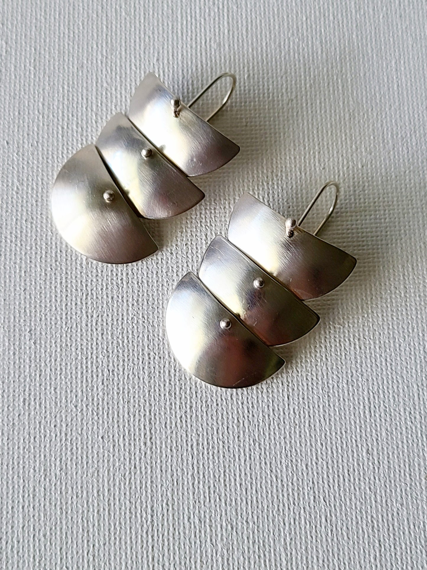 Cascade Silver Earrings-2, 3, and 4 Tiers