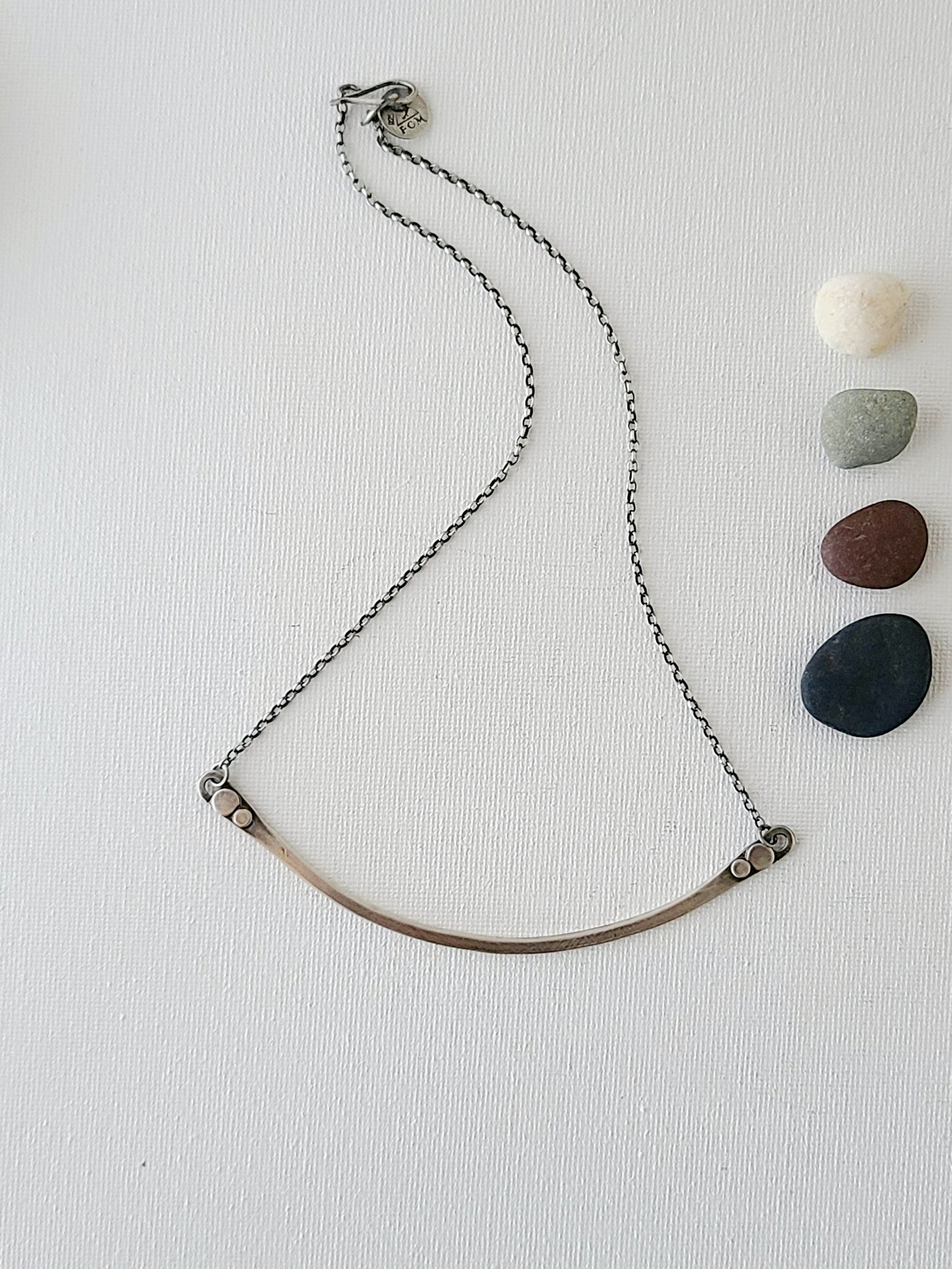 Skipping Stones Necklace Bar-Large