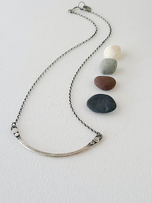 Skipping Stones Necklace Bar-small
