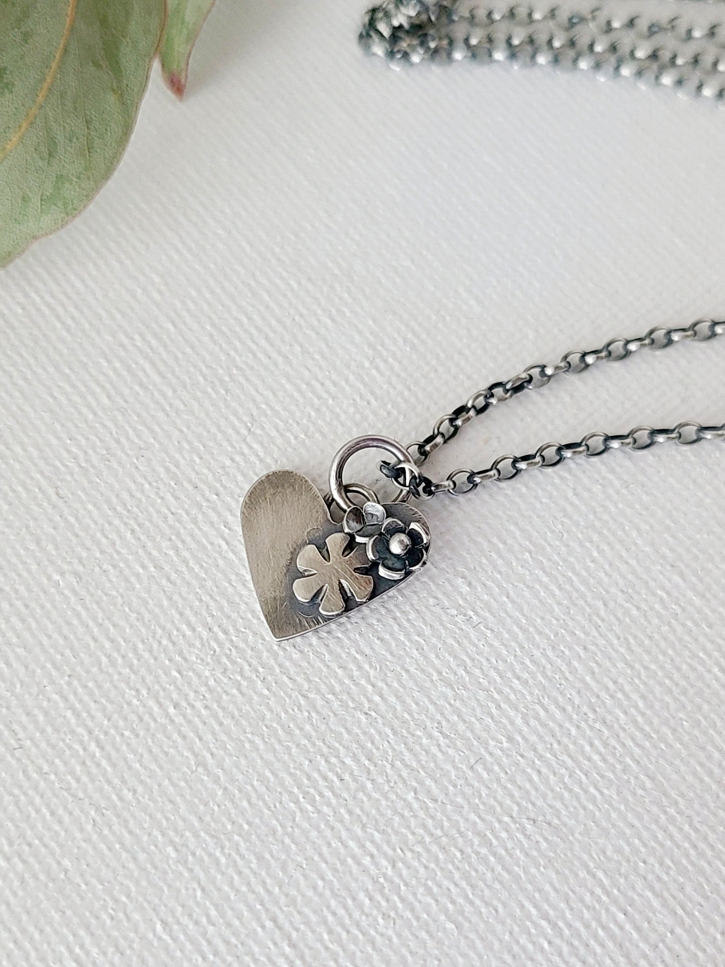 Made to Order-Mini Hearts and Flowers Pendant
