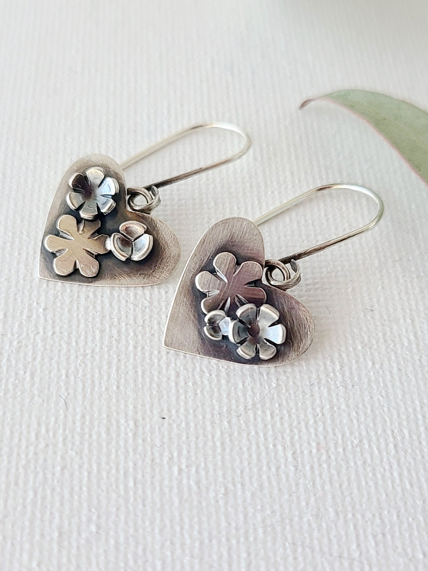 Mini Hearts and Flowers earrings