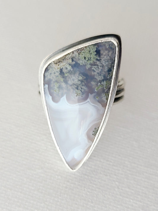 Lichen ring-size 8 US