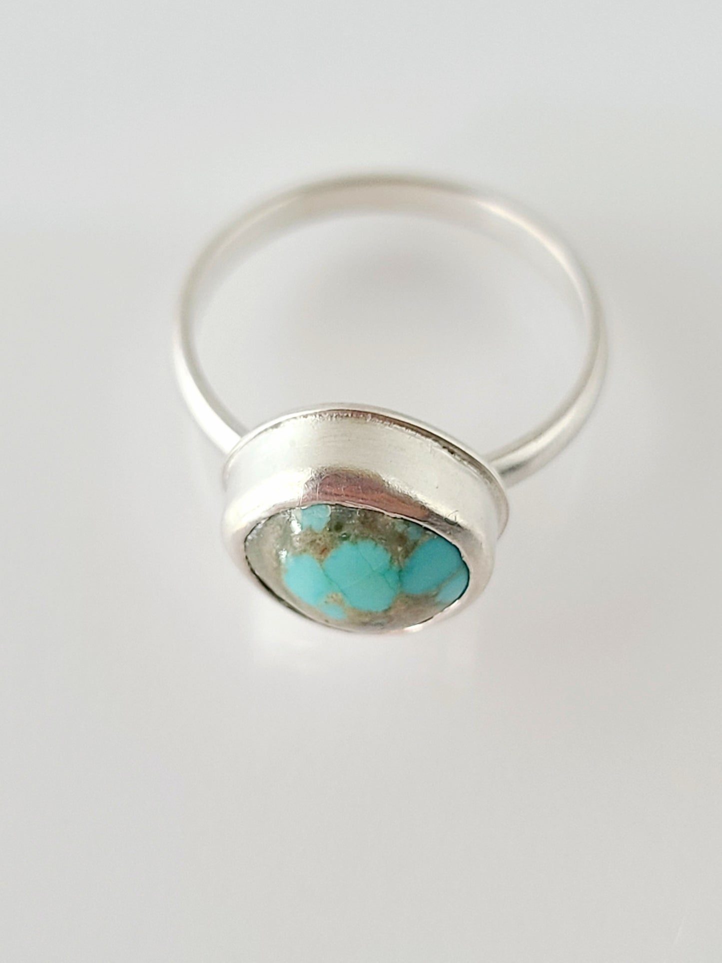 Linne Ring #6 with Variscite-size 8.5 US