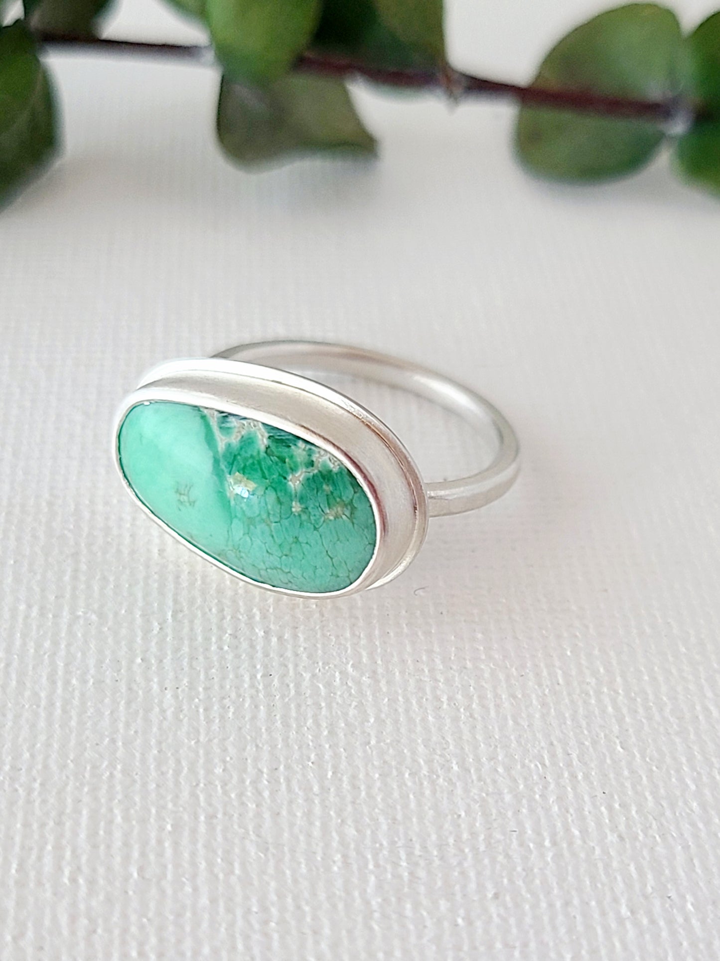 Variscite ring size 8.25 US