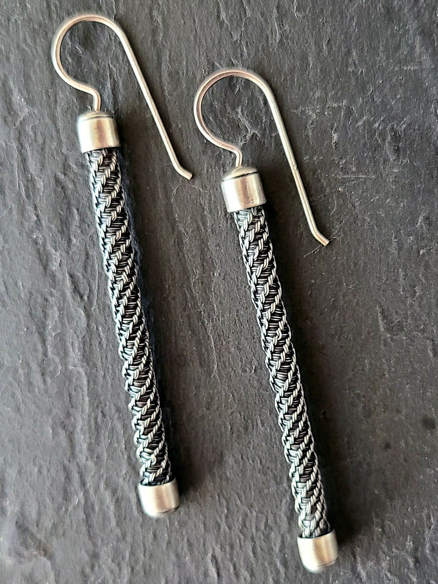 Column Earrings-Helix II