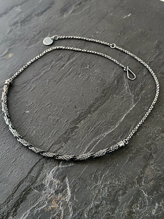 Intertwined Necklace-Coiled