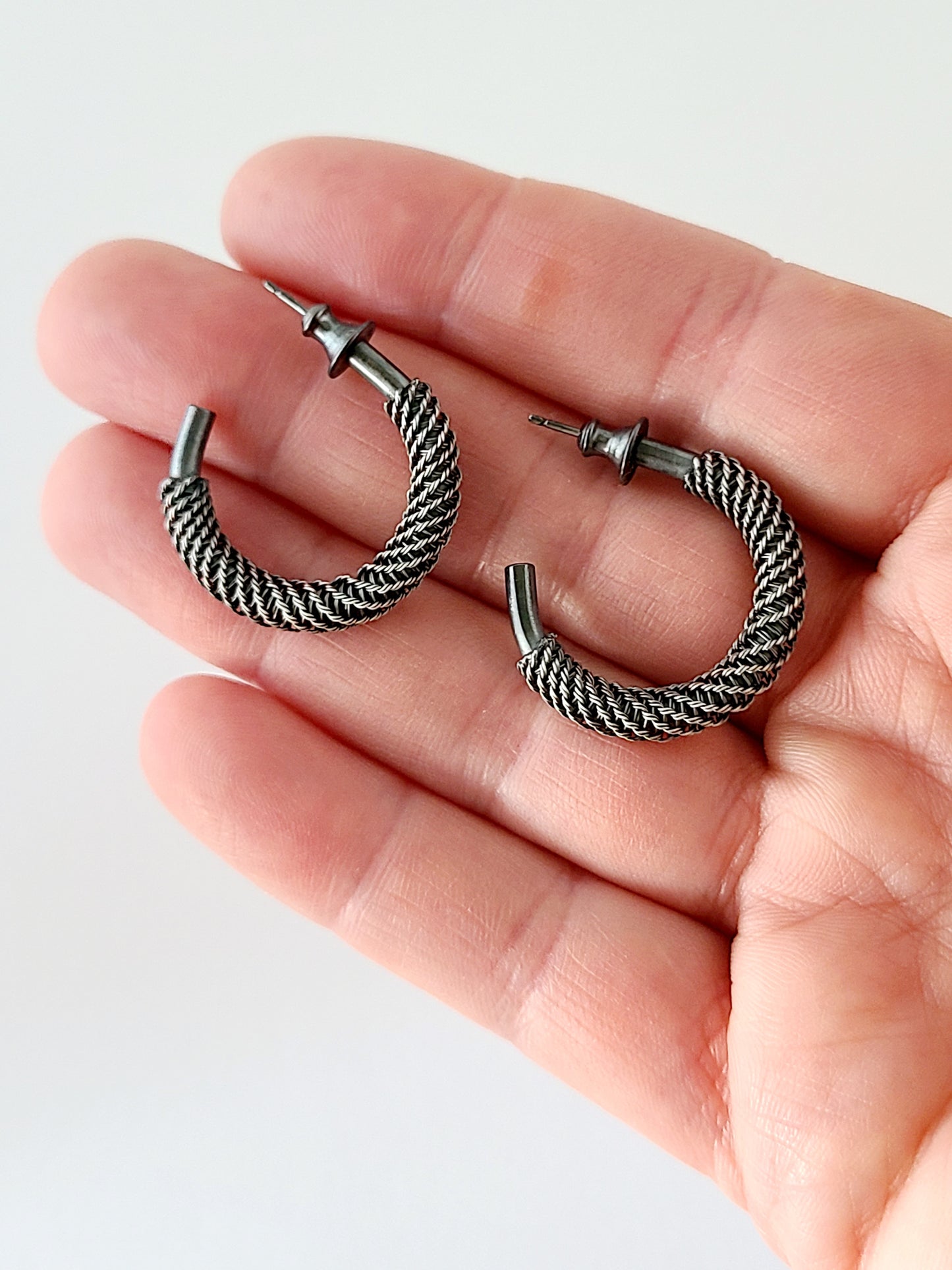 Woven Hoops-Helix