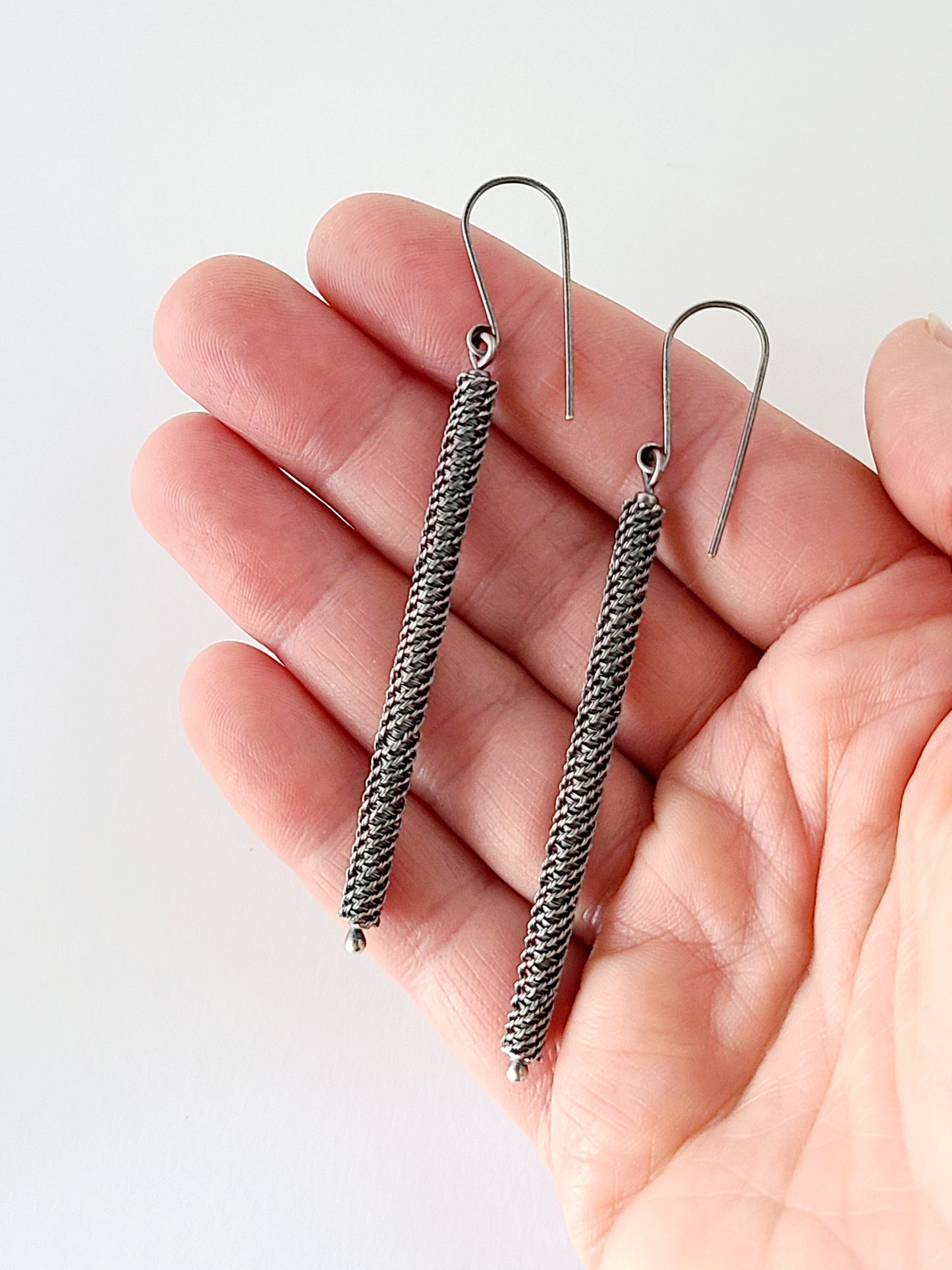 Column Earrings-Helix