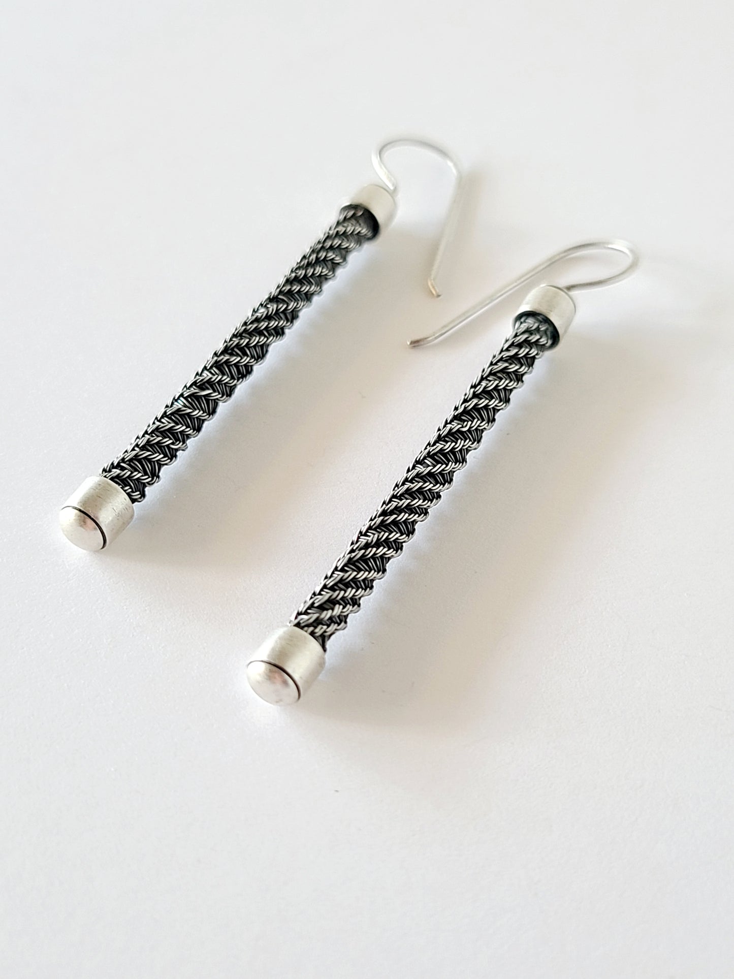 Column Earrings-Helix II