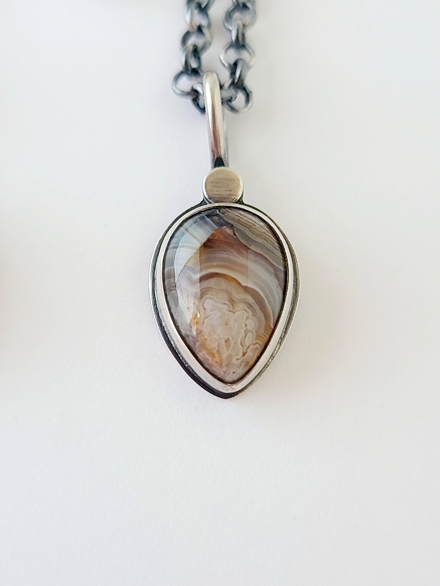 Skipping Stones Teardrop Pendants