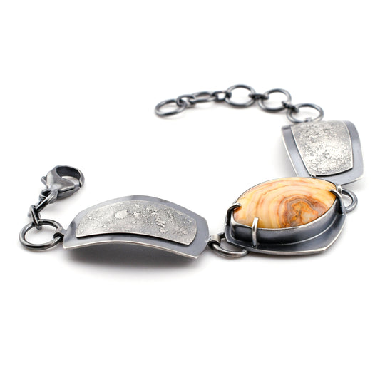 Desert Sands Bracelet: Australian Crazy Lace Agate