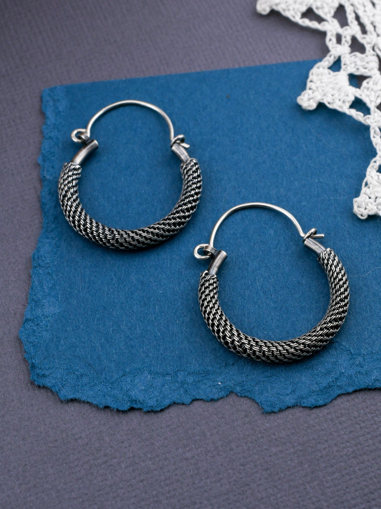 Spiral Hoop Earrings