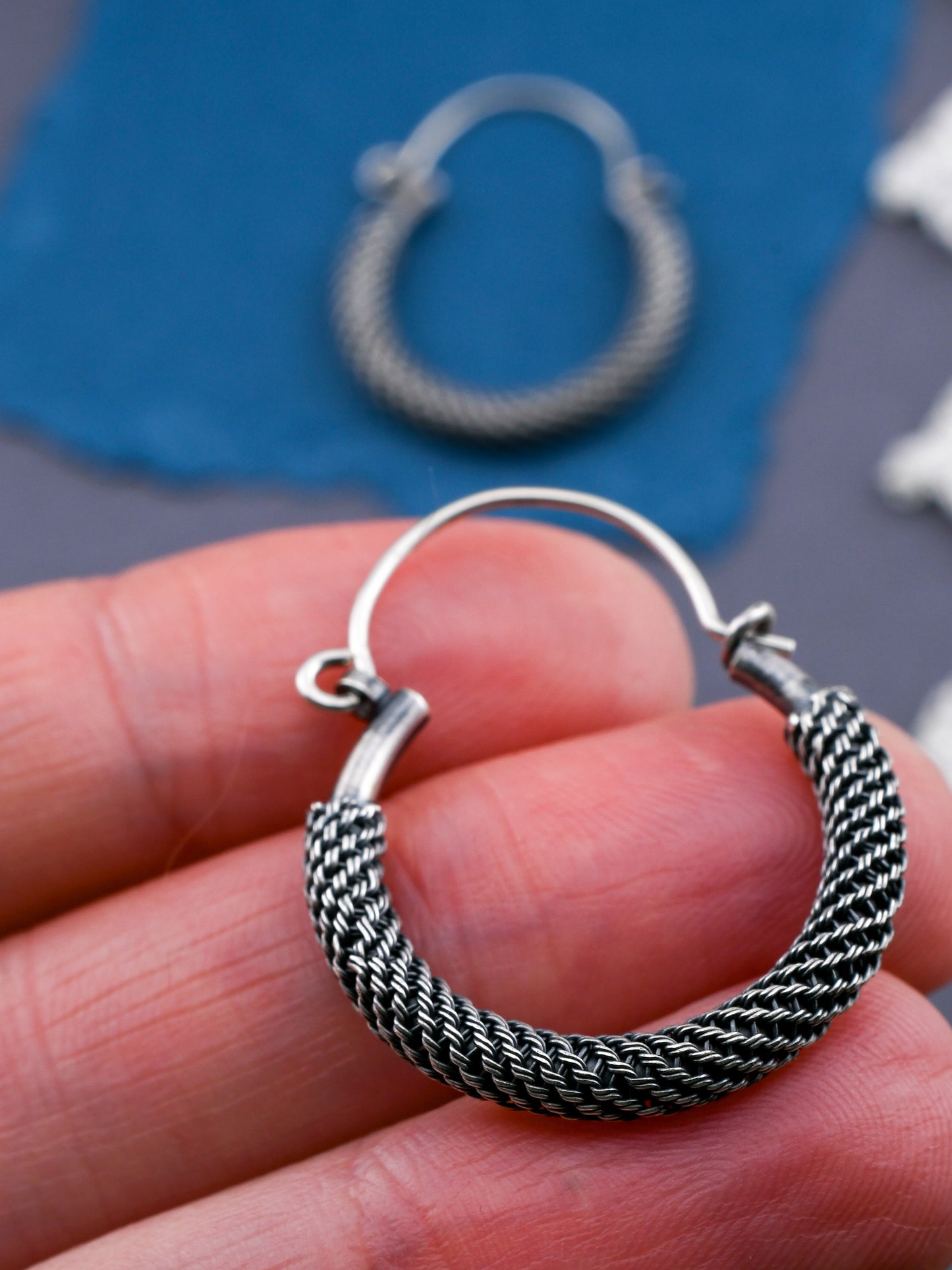 Spiral Hoop Earrings