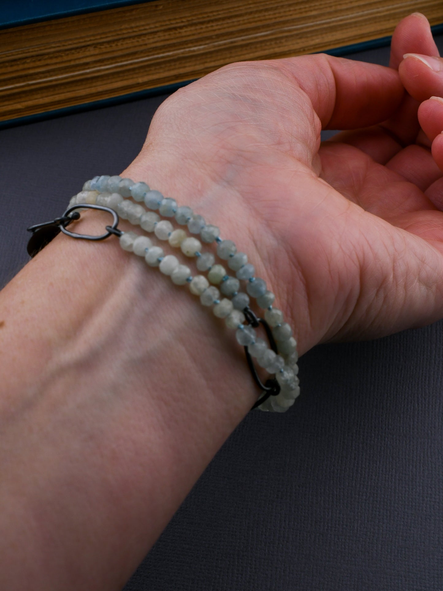 Aquamarine Beaded Necklace